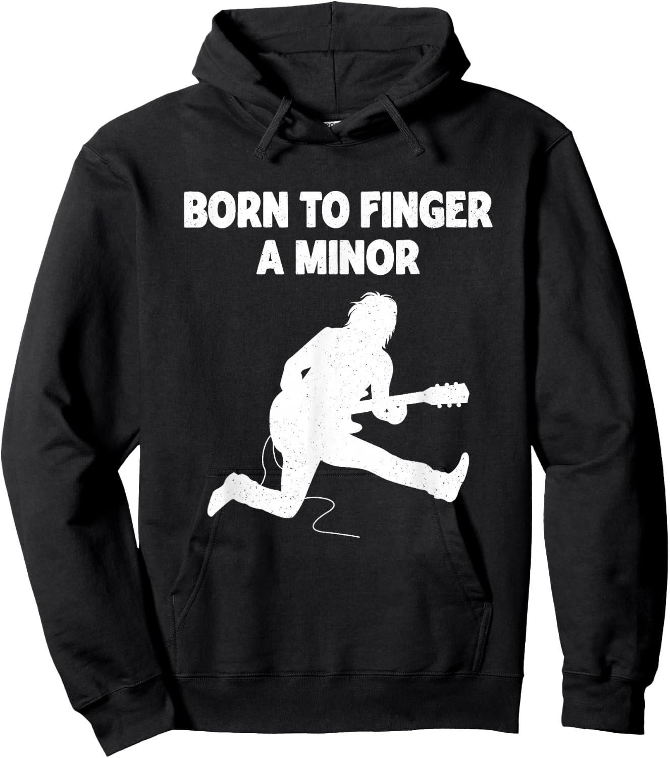 Born To Finger A Minor Guitar Hoodie - Hoodie | Black