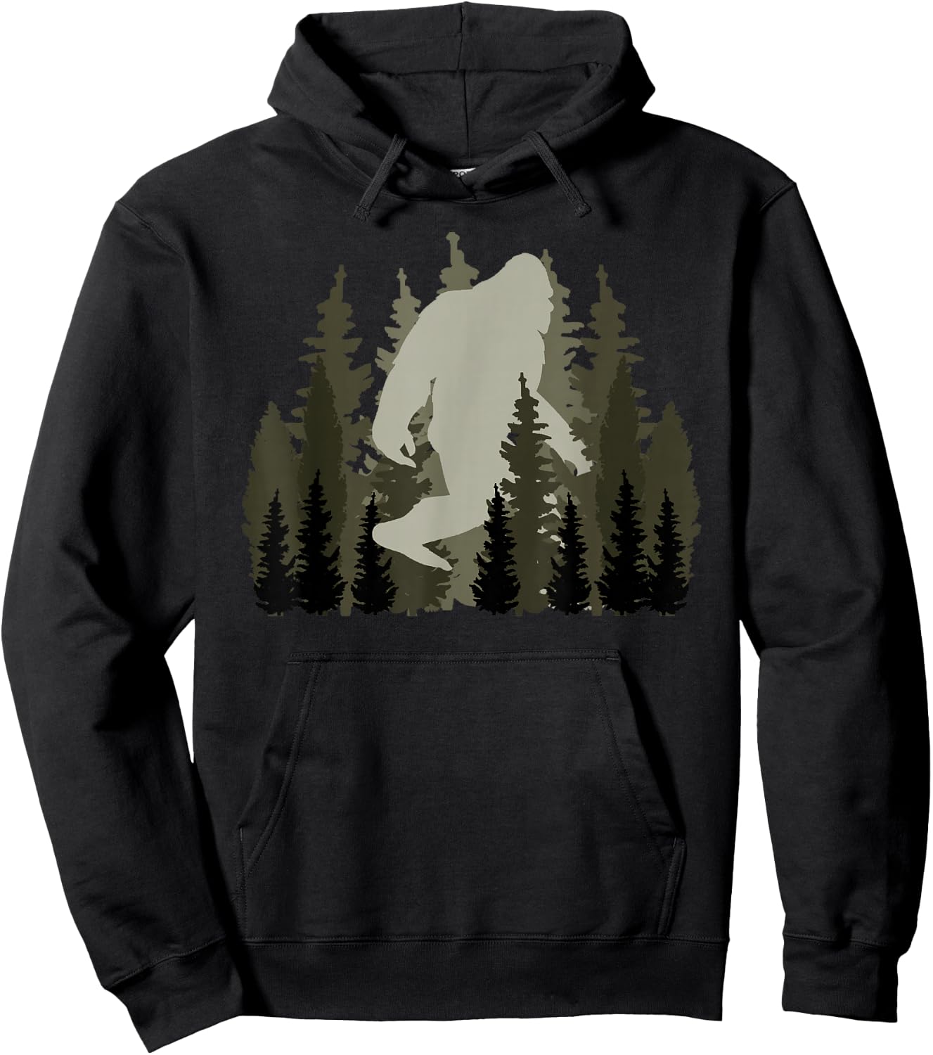 Bigfoot Sasquatch Believe Women and Men Trip Hiking Lovers Hoodie - Hoodie | Black