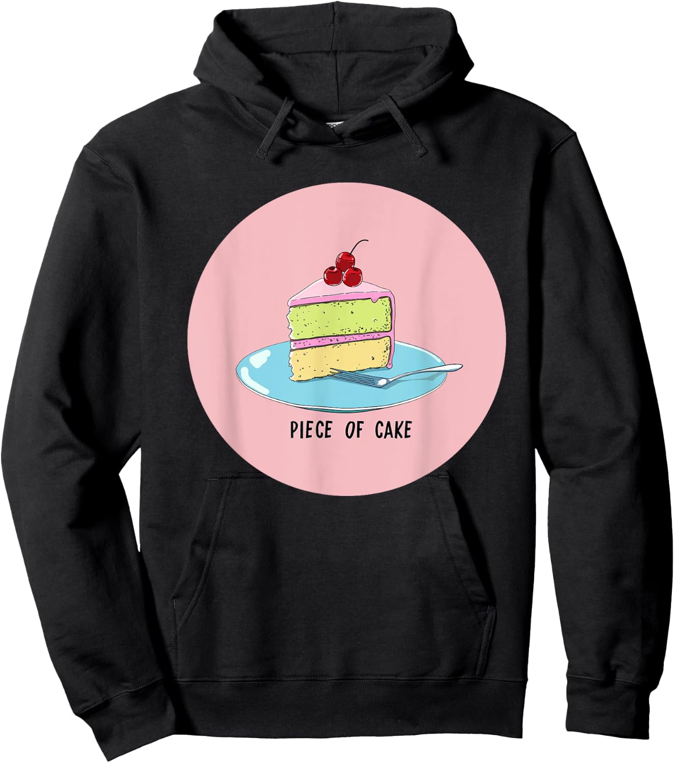 Funny Cake Costume for Statement and Idiom Lovers Hoodie - Hoodie | Black