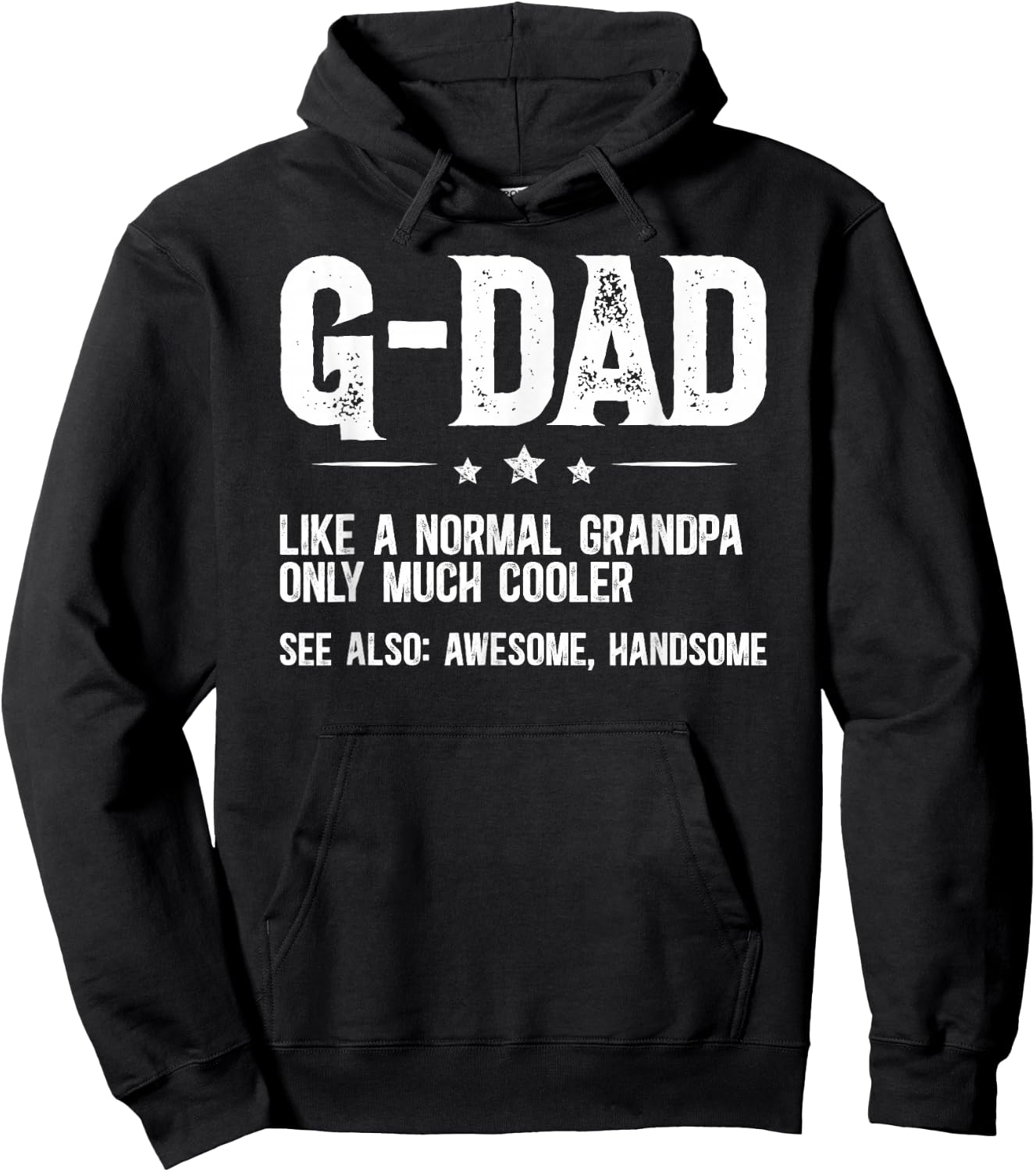 G-Dad Definition G-Dad Grandpa G-Dad Grandfather Hoodie - Hoodie | Black