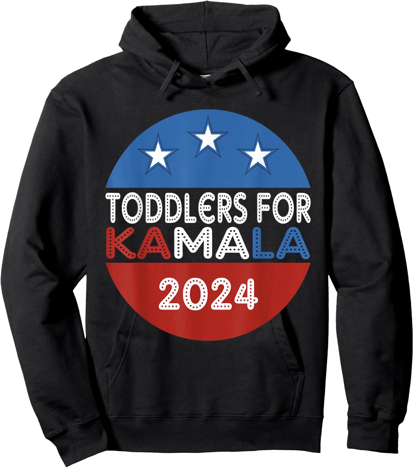 Toddlers For Kamala Harris President Cute Toddlers Kids Love Hoodie - Hoodie | Black