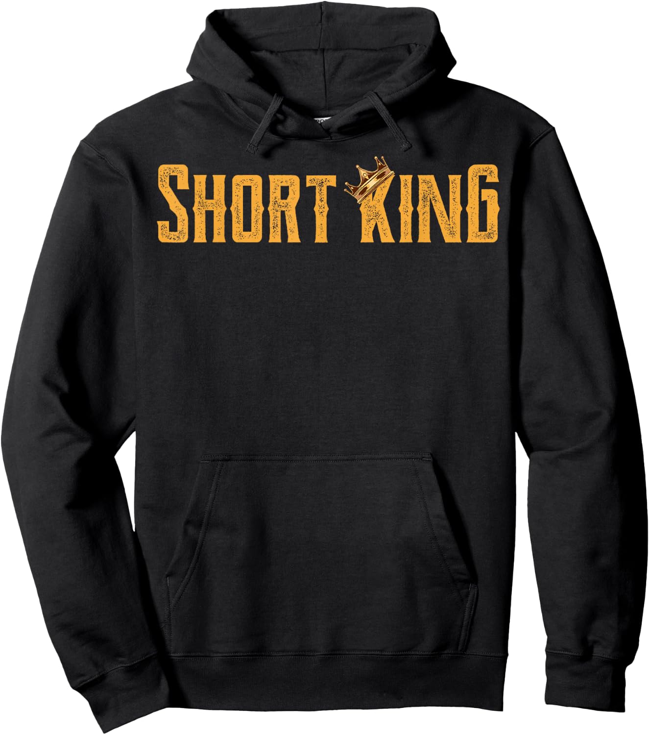 Short King Funny Short People Little Short Boys Short Man Hoodie - Hoodie | Black