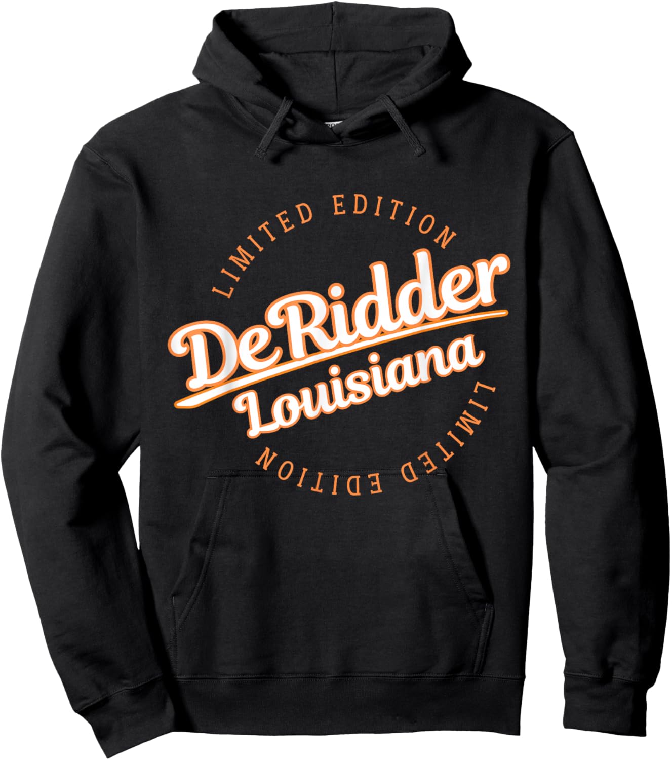Retro Athletic DeRidder LA Apparel Hoodie - Hoodie | Black
