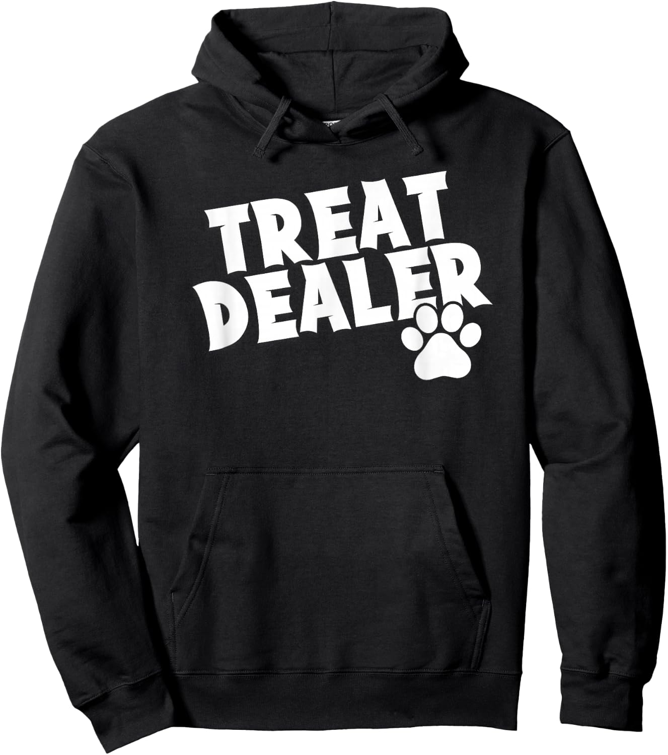 Delightfully Different World TREAT DEALER - -Adults & Kids - Black - Small - Short Sleeve - Classic Fit - Cotton 65%, Polyester 35% Hoodie - Hoodie | Black