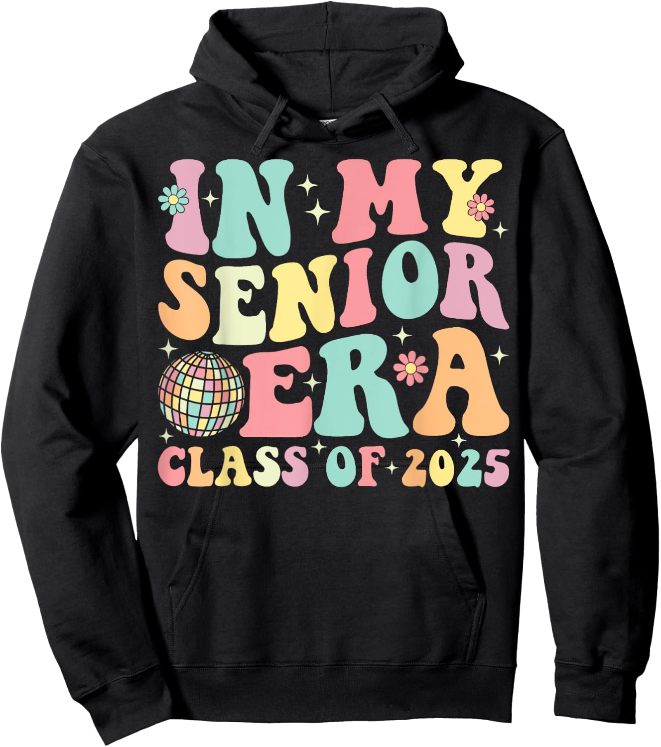 In My Senior Era Class of 2025 Senior 2025 Graduation Hoodie - Hoodie | Black