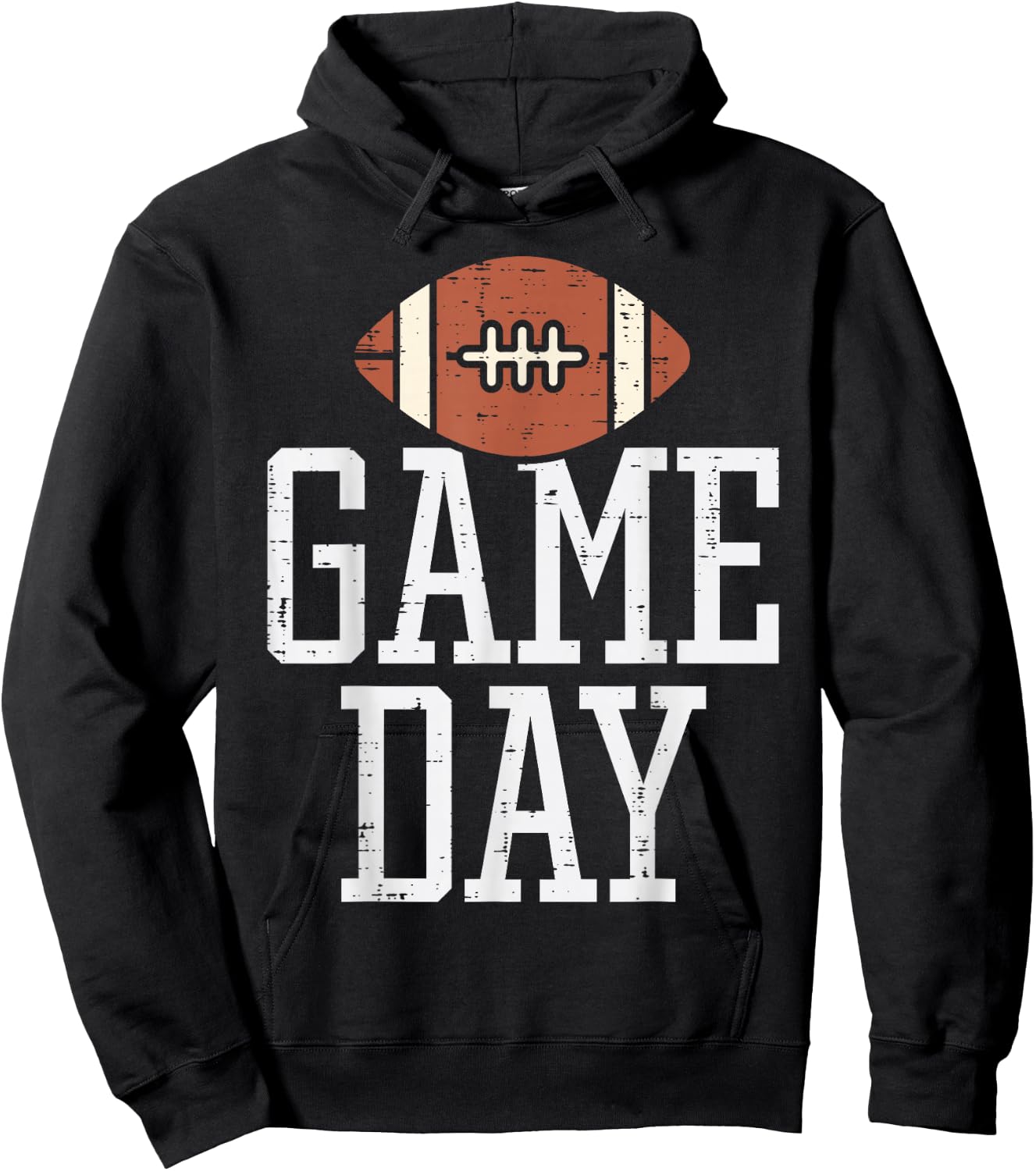 Game Day American Football Player Team Coach Men Women Boys Hoodie - Hoodie | Black
