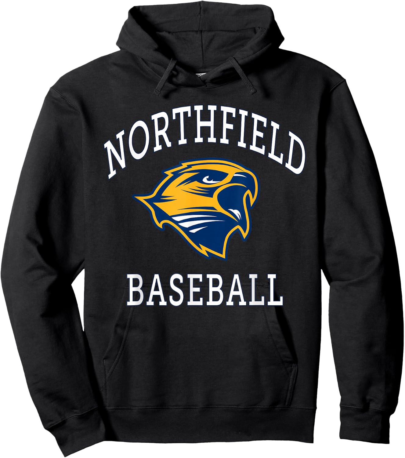 Northfield High School Nighthawks Baseball Hoodie - Hoodie | Black