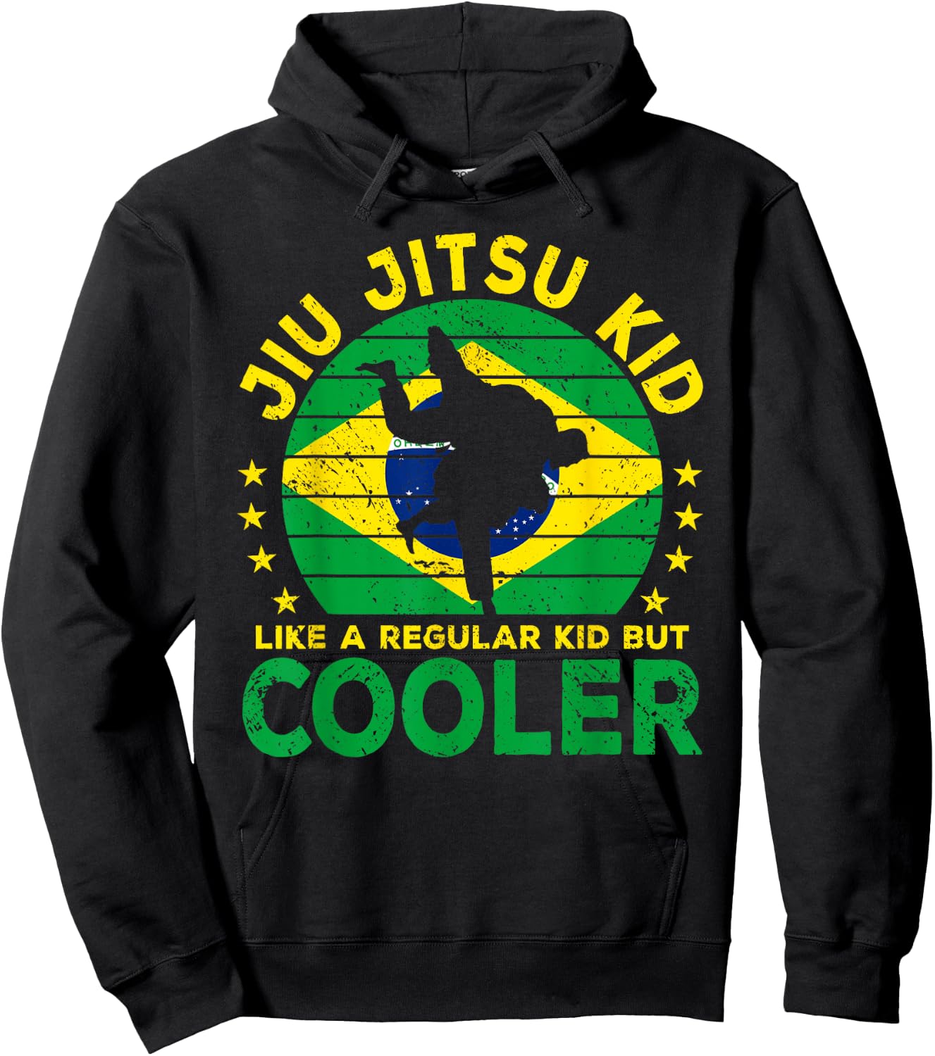 Jiu Jitsu Kid Martial Art Funny Brazilian Jiu-Jitsu Hoodie - Hoodie | Black