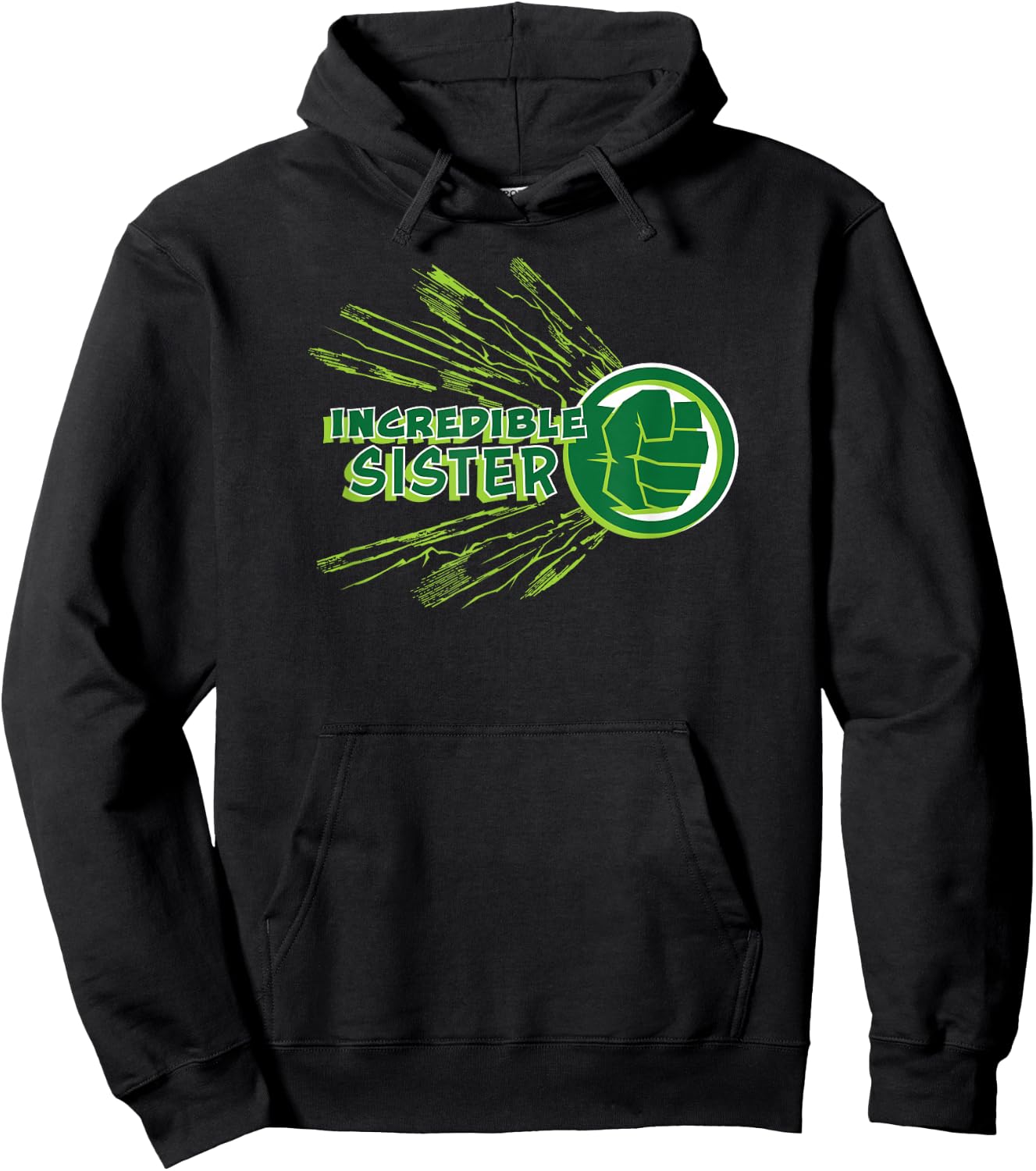Marvel Hulk Incredible Sister Family Trip Vacation Birthday Hoodie - Hoodie | Black
