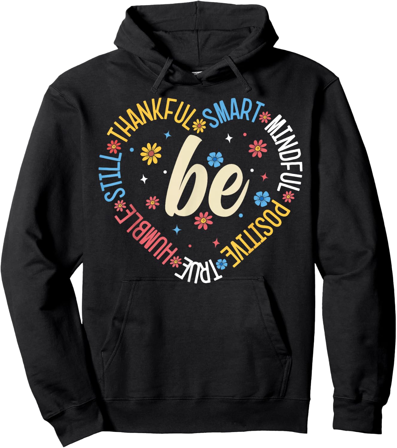 Motivational Quote Inspiration Positive Saying Life Slogan Hoodie - Hoodie | Black
