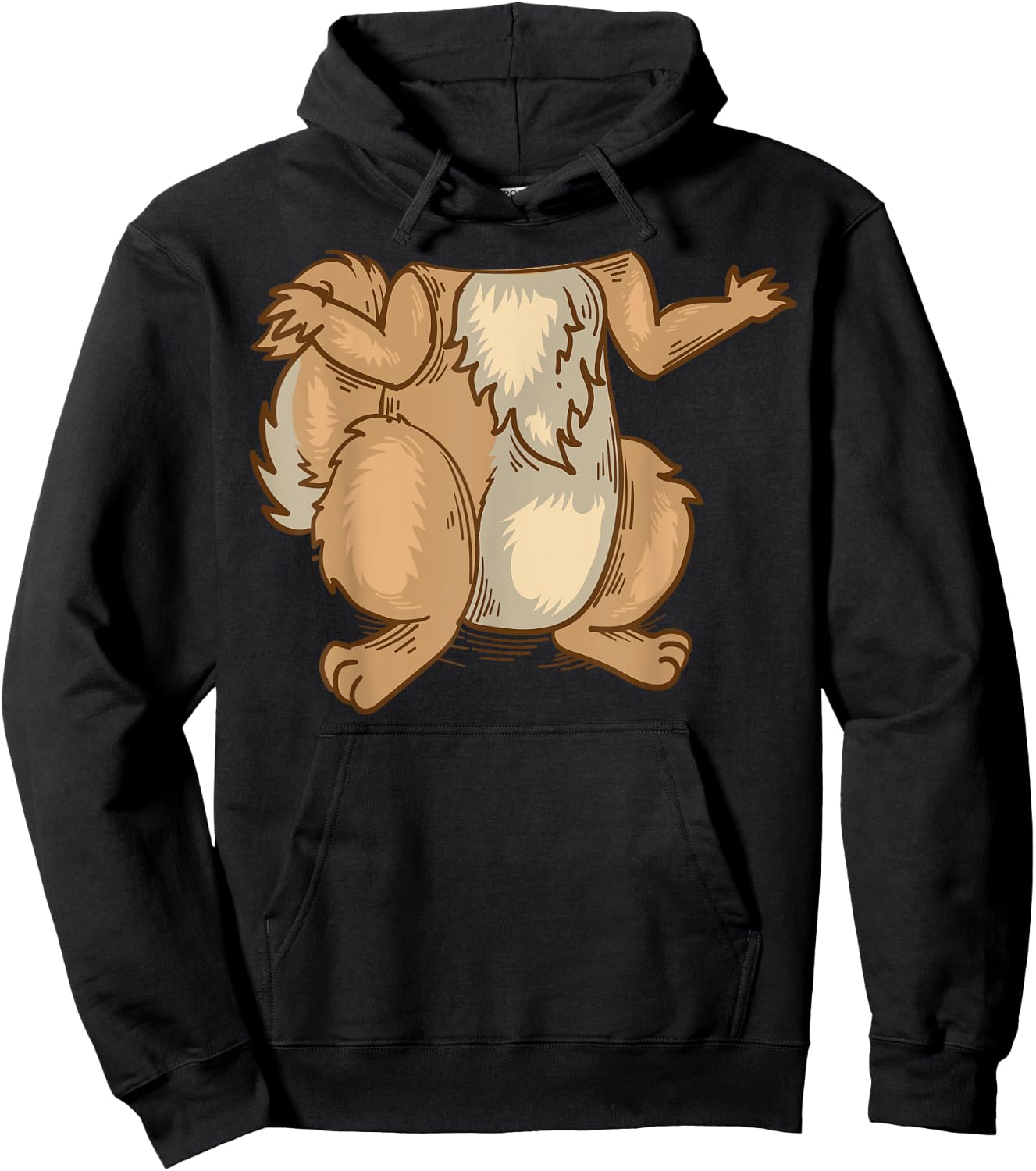 Cool Lazy Chipmunk Squirrel Halloween Costume Gift Hoodie - Hoodie | Black