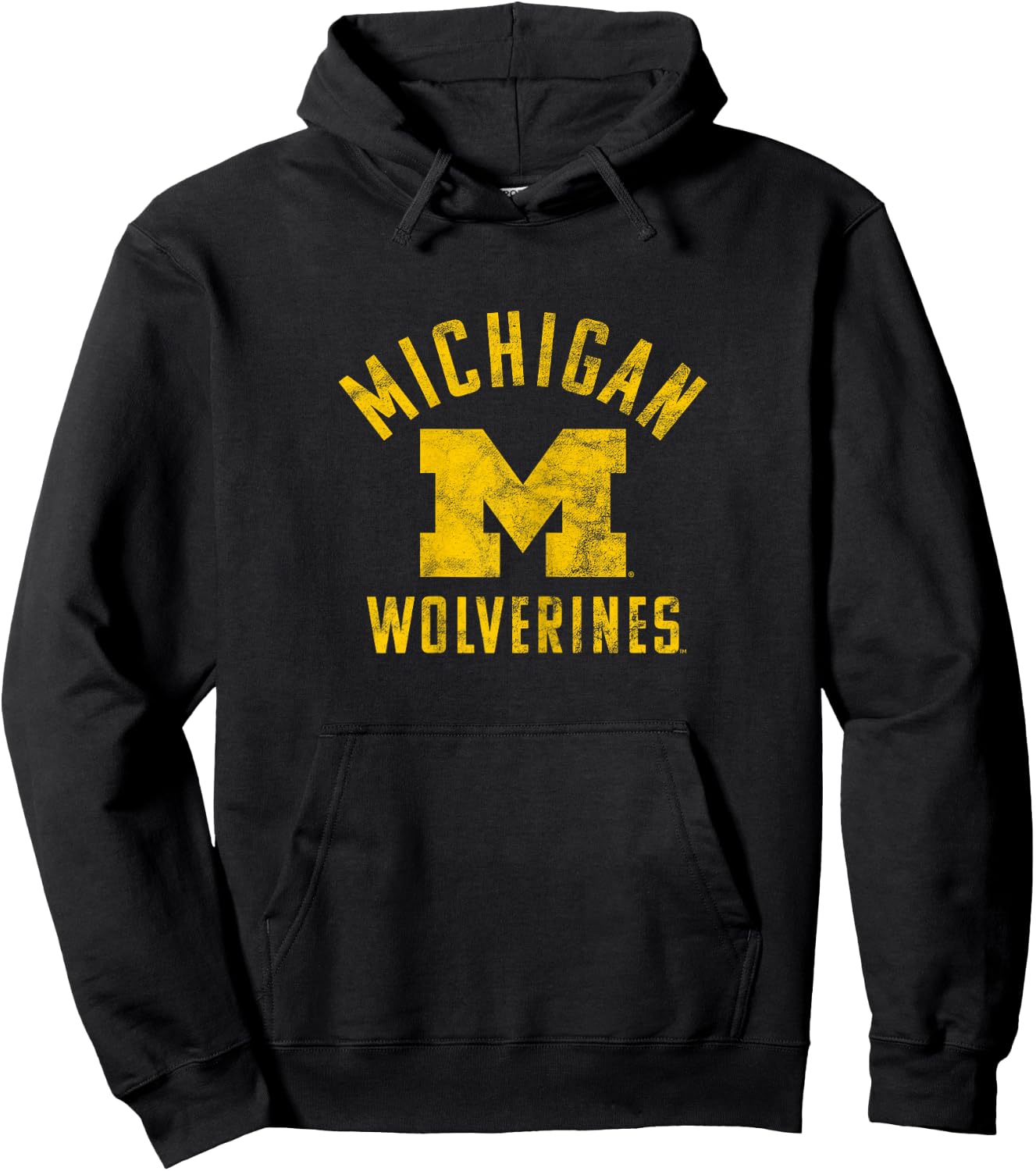 University of Michigan Wolverines U of M Large Hoodie - Hoodie | Black