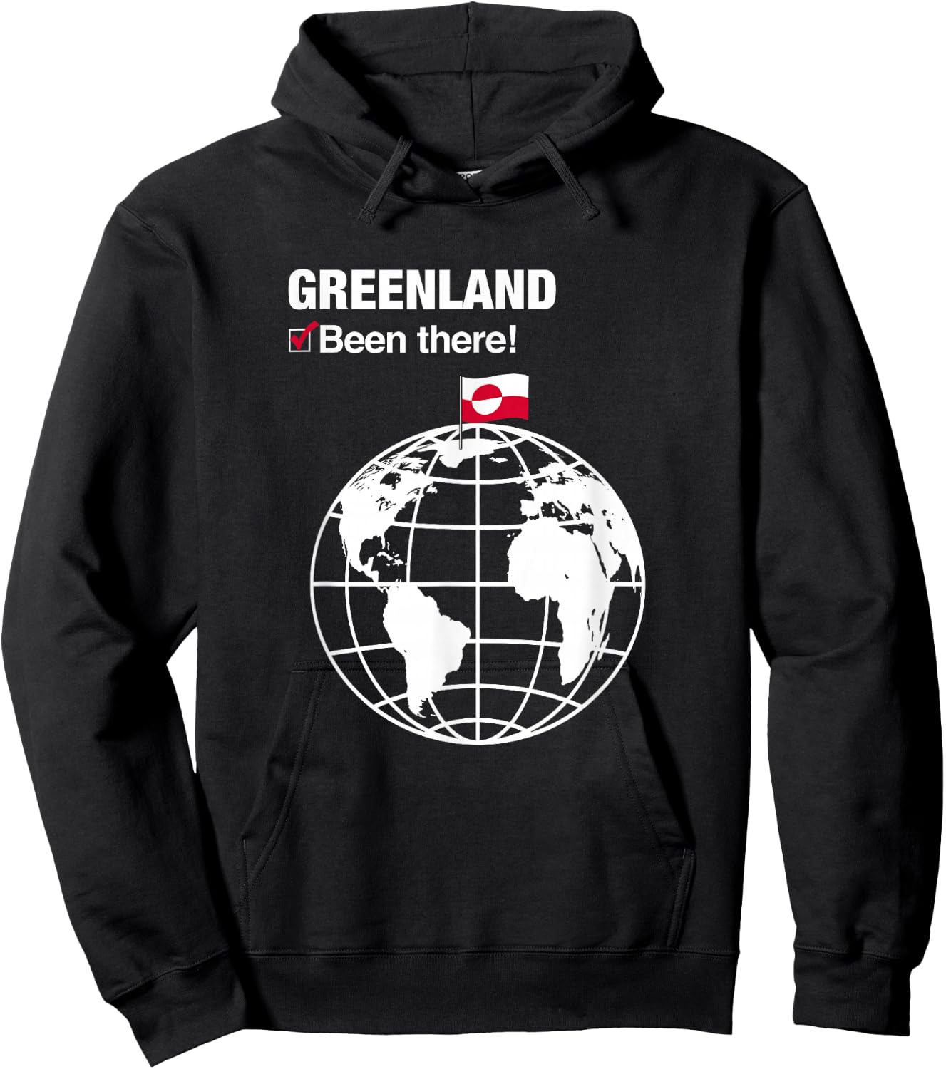 I've Been There Greenland Hoodie - Hoodie | Black