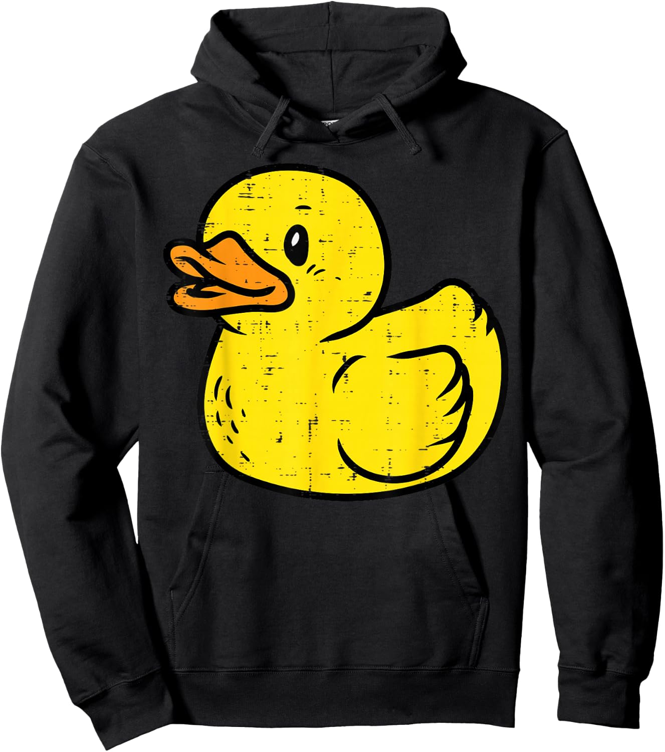 Rubber Duck Vintage Ducky Duckie Boys Girls Kids Women Men Hoodie - Hoodie | Black