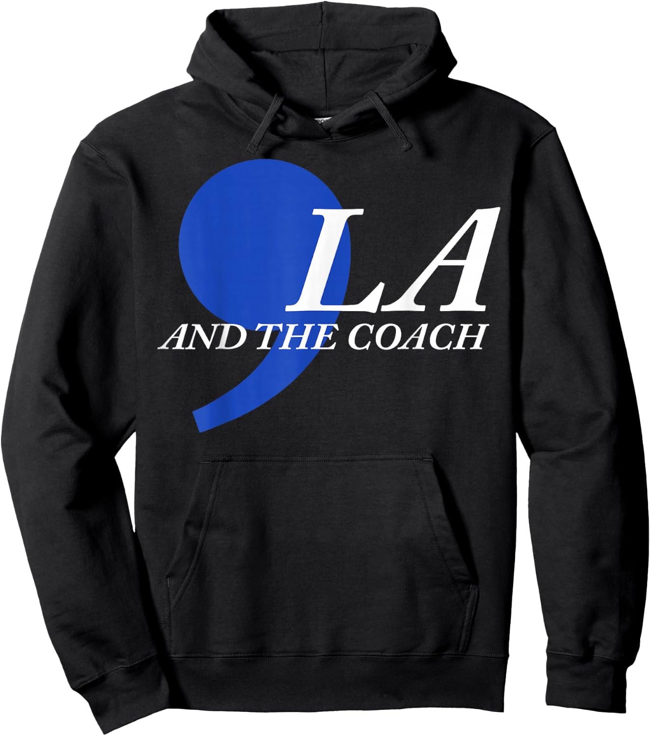 Comma La And The Coach Hoodie - Hoodie | Black