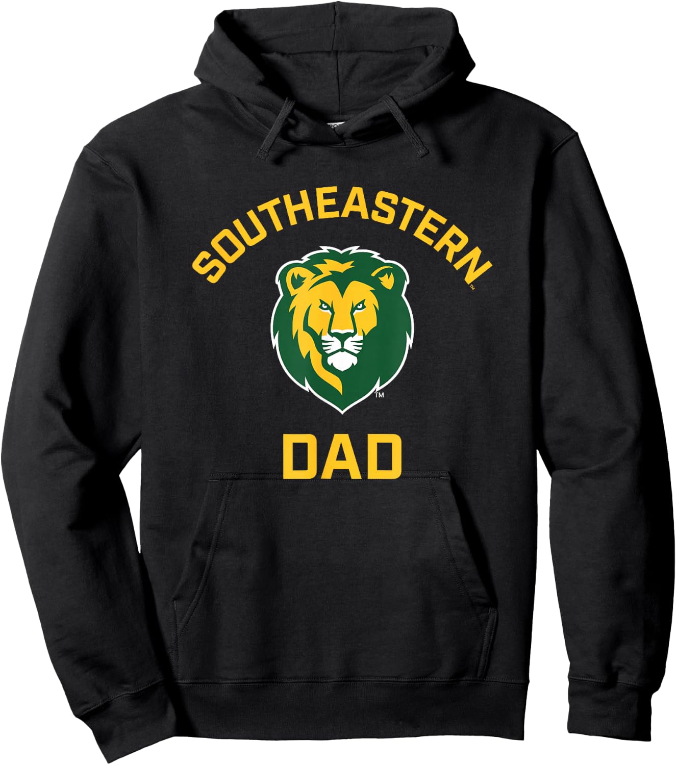 Southeastern Louisiana University Lions Arched Dad Hoodie - Hoodie | Black