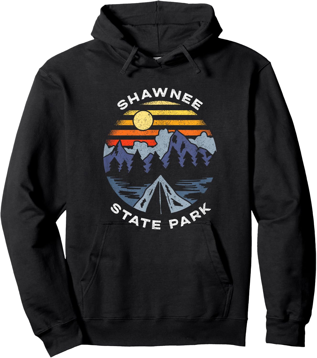 Shawnee State Park Ohio Forest Camping Vacation Hoodie - Hoodie | Black