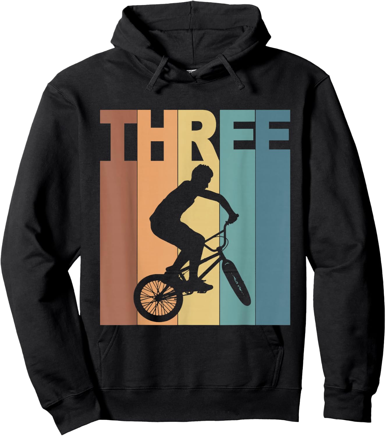 3rd Birthday BMX Bicycle Bike 3 Year Old Boys Birthday Hoodie - Hoodie | Black