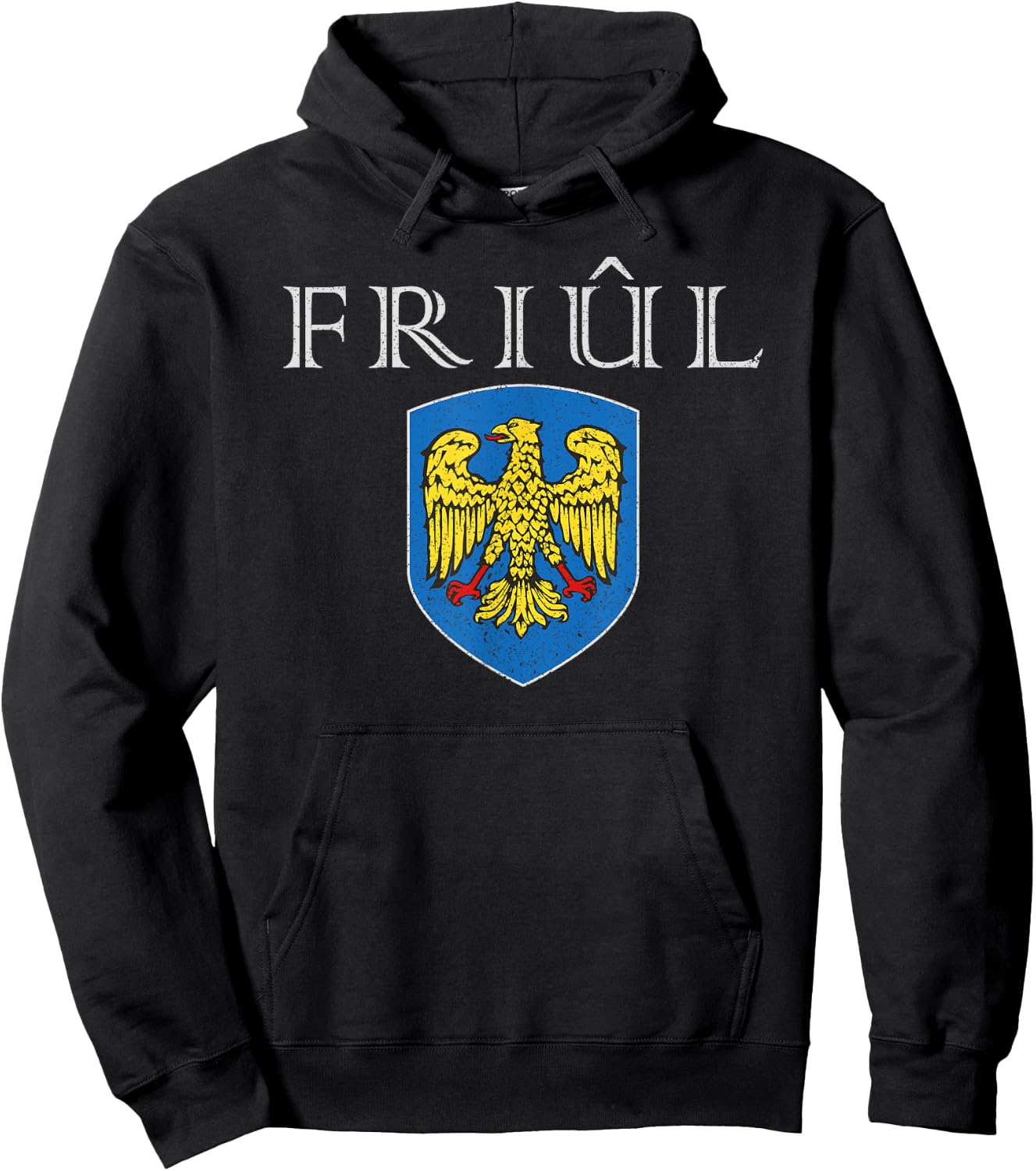 Friuli Italian region historical tourist souvenir ethnic Hoodie - Hoodie | Black