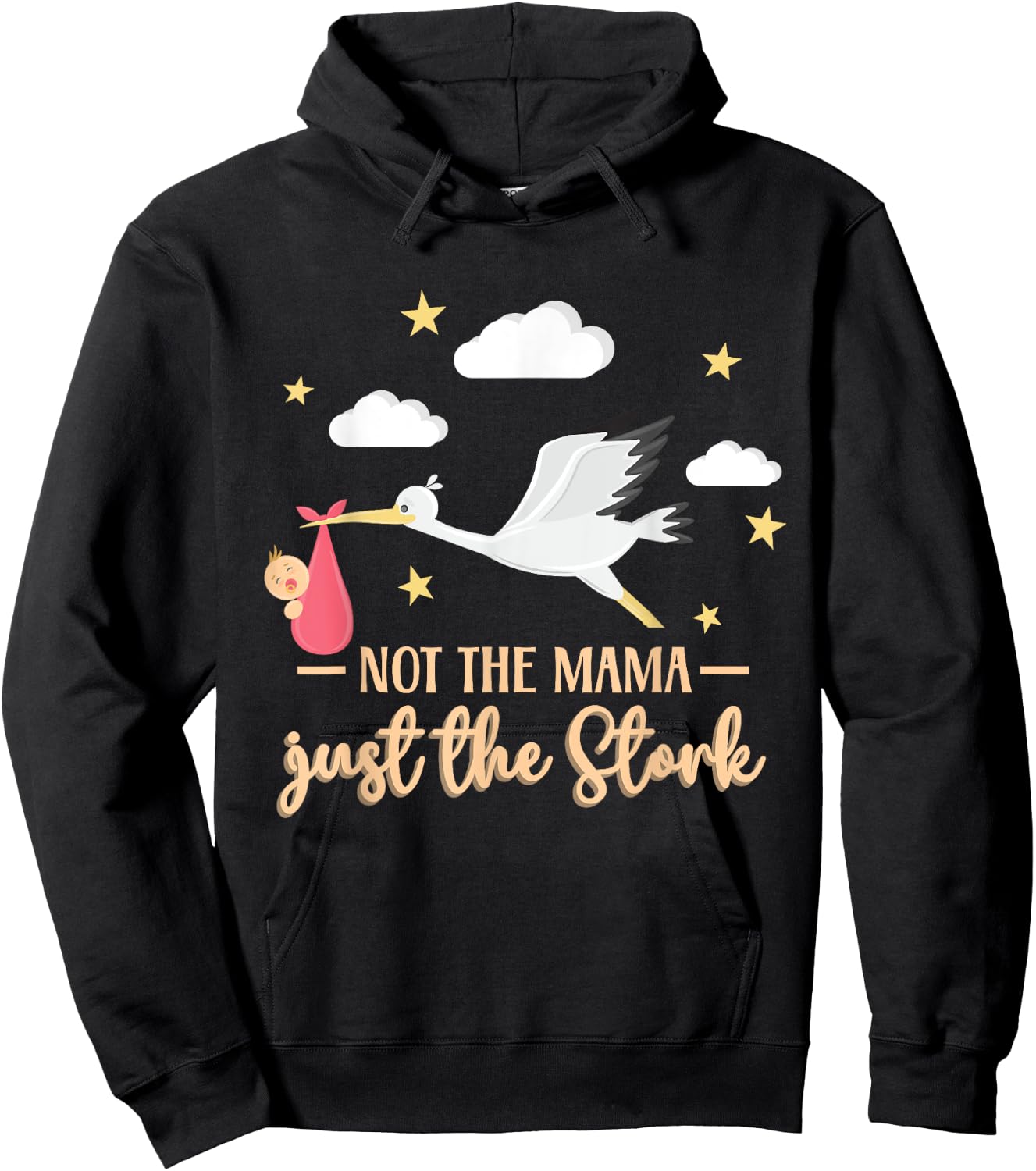 Surrogacy Surro Mama Pregnancy Surrogate Mom Hoodie - Hoodie | Black