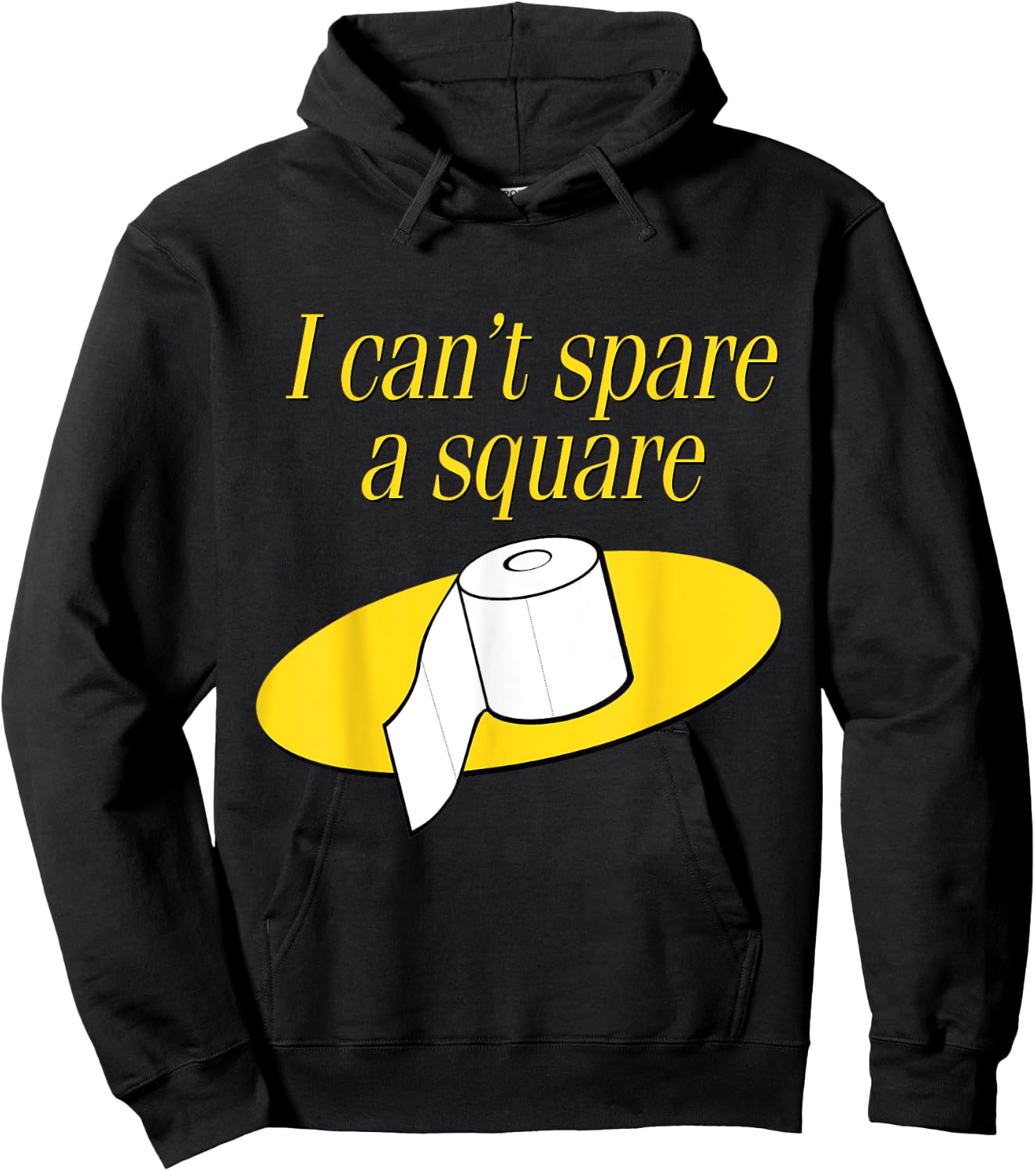 I Can't Spare A Square Hoodie - Hoodie | Black