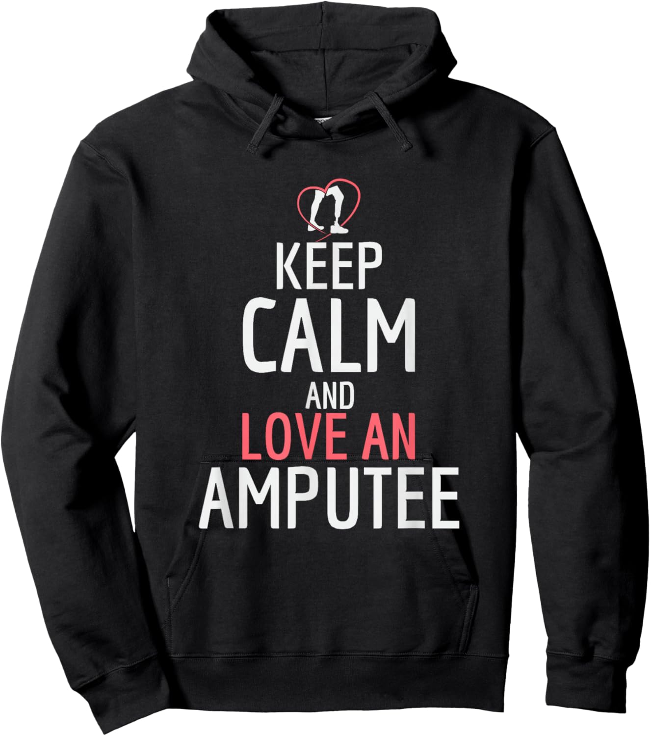 Funny Amputee - Love An Amputee Hoodie - Hoodie | Black