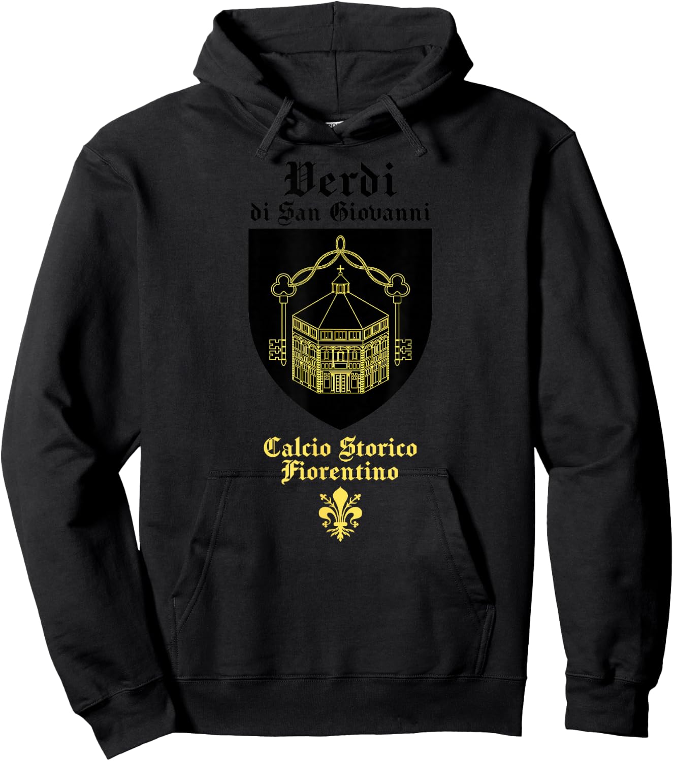 historic Florentine football - Fútbol histórico florentino Hoodie - Hoodie | Black