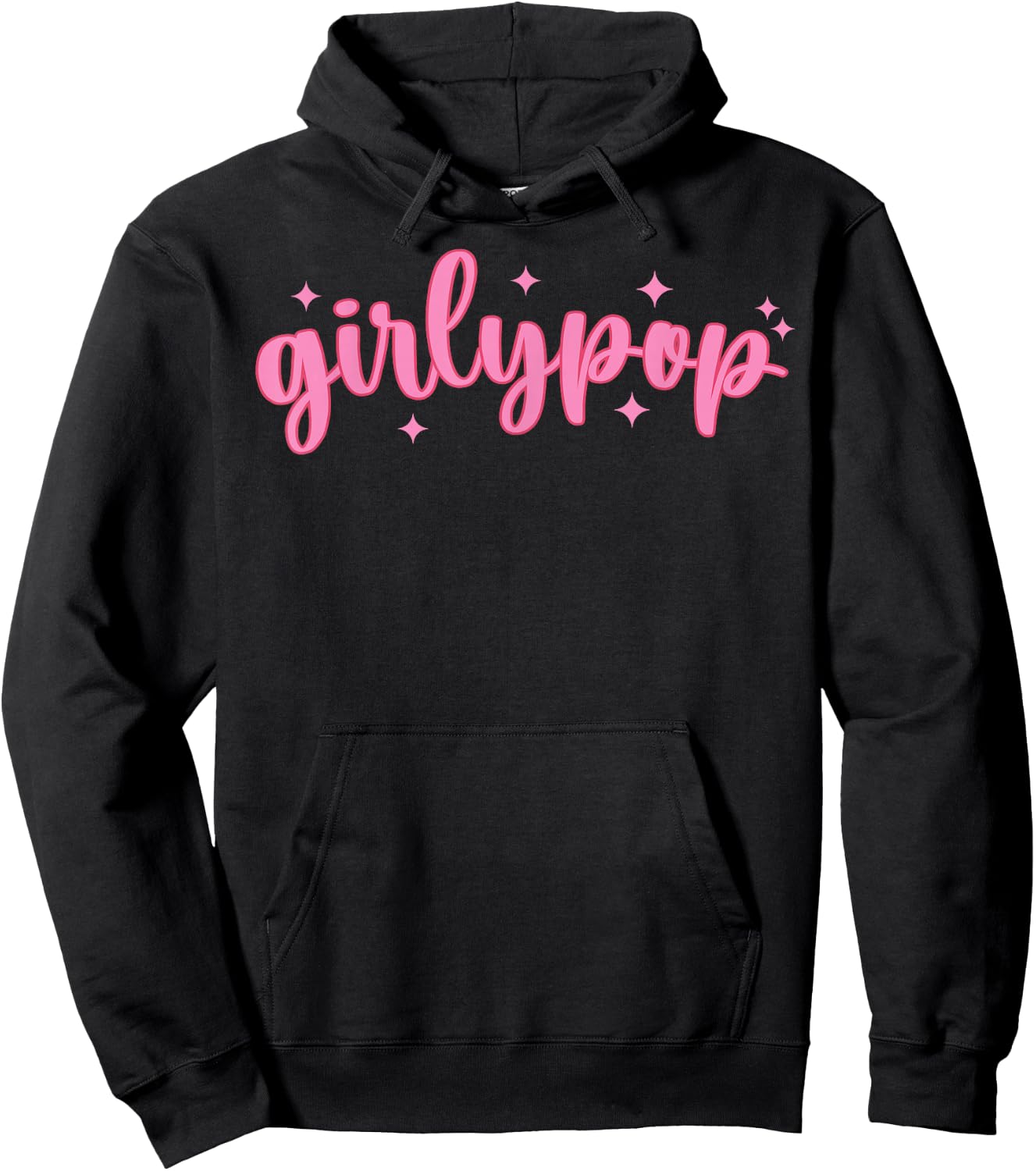 Girly Pop, Trendy Slaying Queen Hoodie - Hoodie | Black