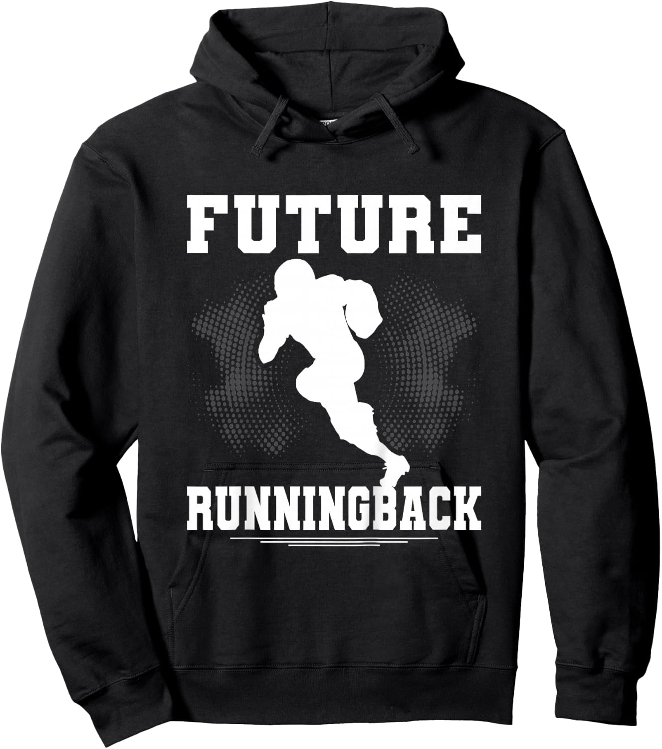 Kids Football Future Runningback Toddler Team Position Hoodie - Hoodie | Black