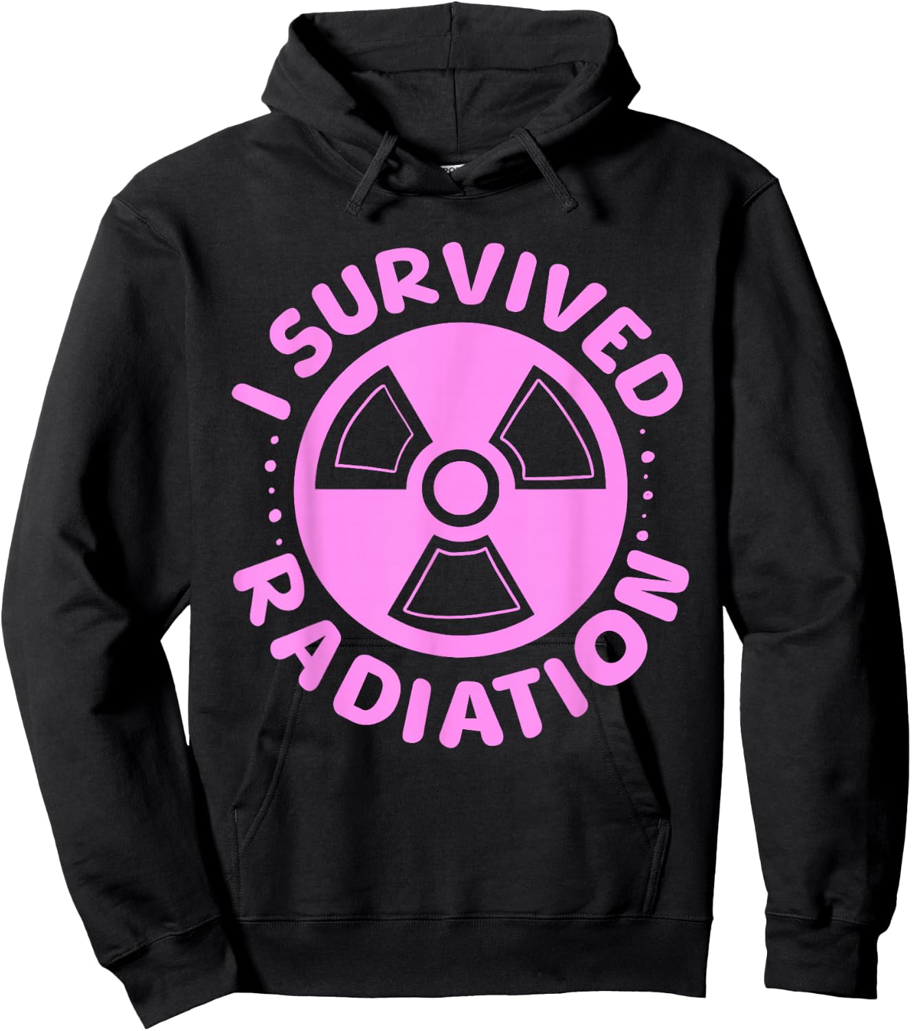 Funny Survived Radiation Cancer Awareness End Of Treatment Hoodie - Hoodie | Black