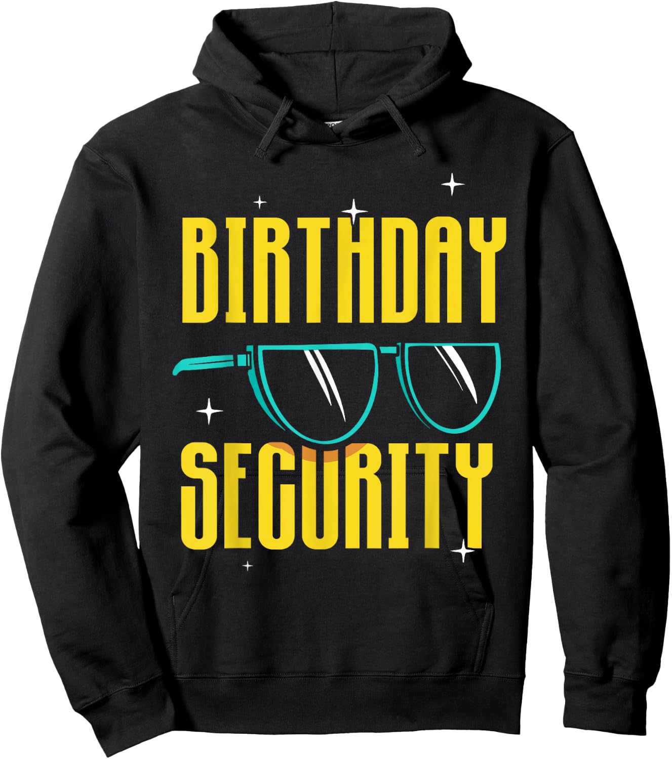 Birthday Security Celebrate Party Team Years Hoodie - Hoodie | Black