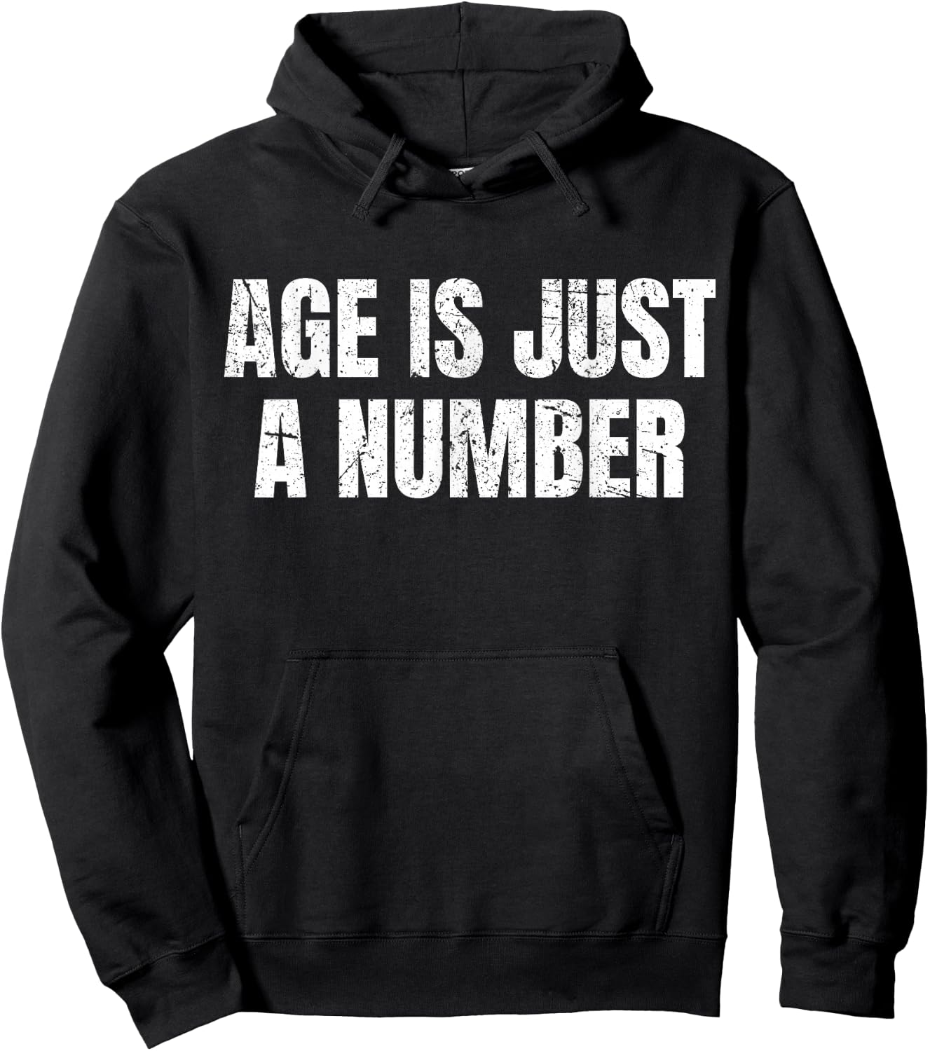 Age Is Just A Number Hoodie - Hoodie | Black