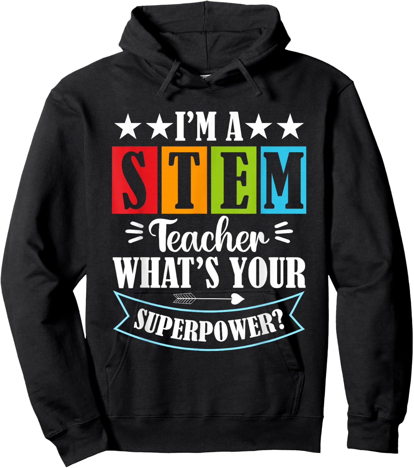 STEM Science Technology Mathematics Chemistry Physics Hoodie - Hoodie | Black