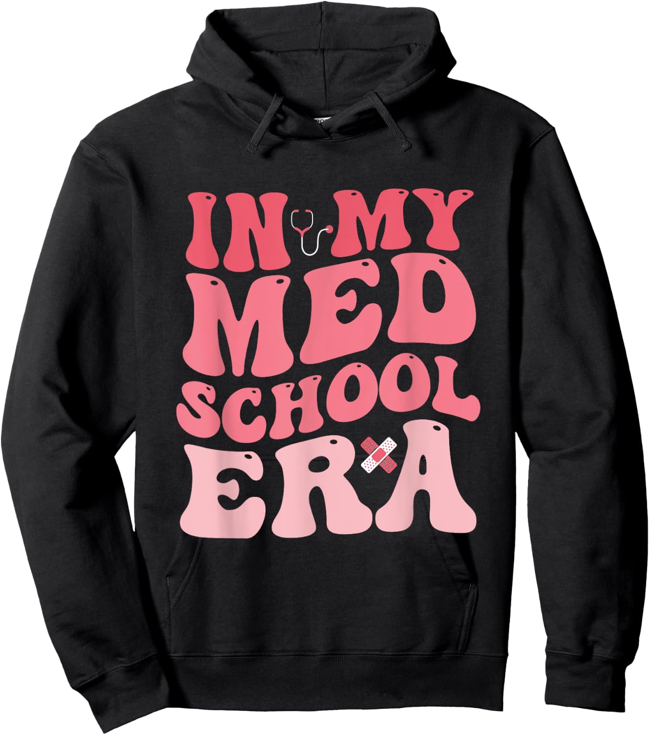 Groovy In My Med School Era Medical Student Nurse Nursing Hoodie - Hoodie | Black
