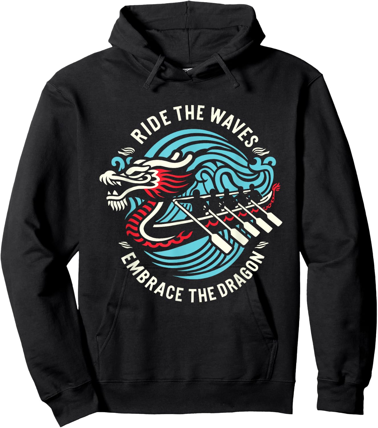 Dragonboat Dragon Boat Racing Dragon Boat Festival Hoodie - Hoodie | Black