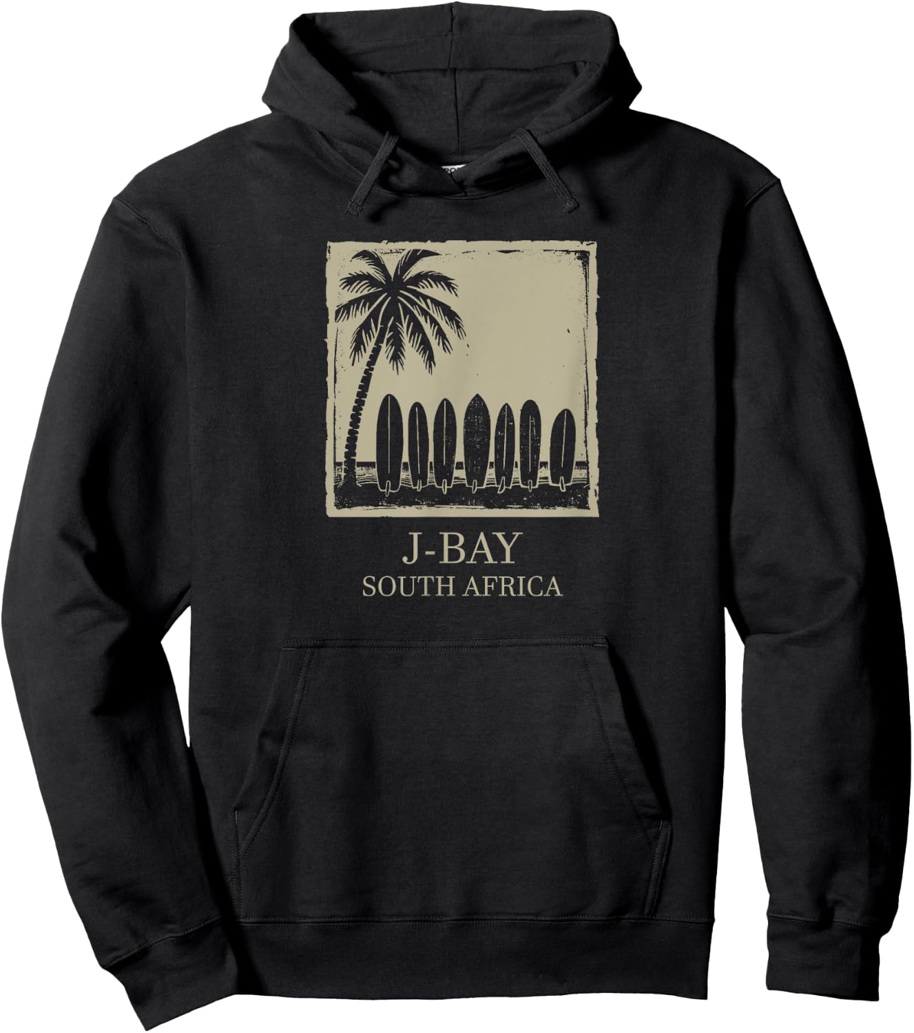 Surfing Surfboard J BAY Hoodie - Hoodie | Black