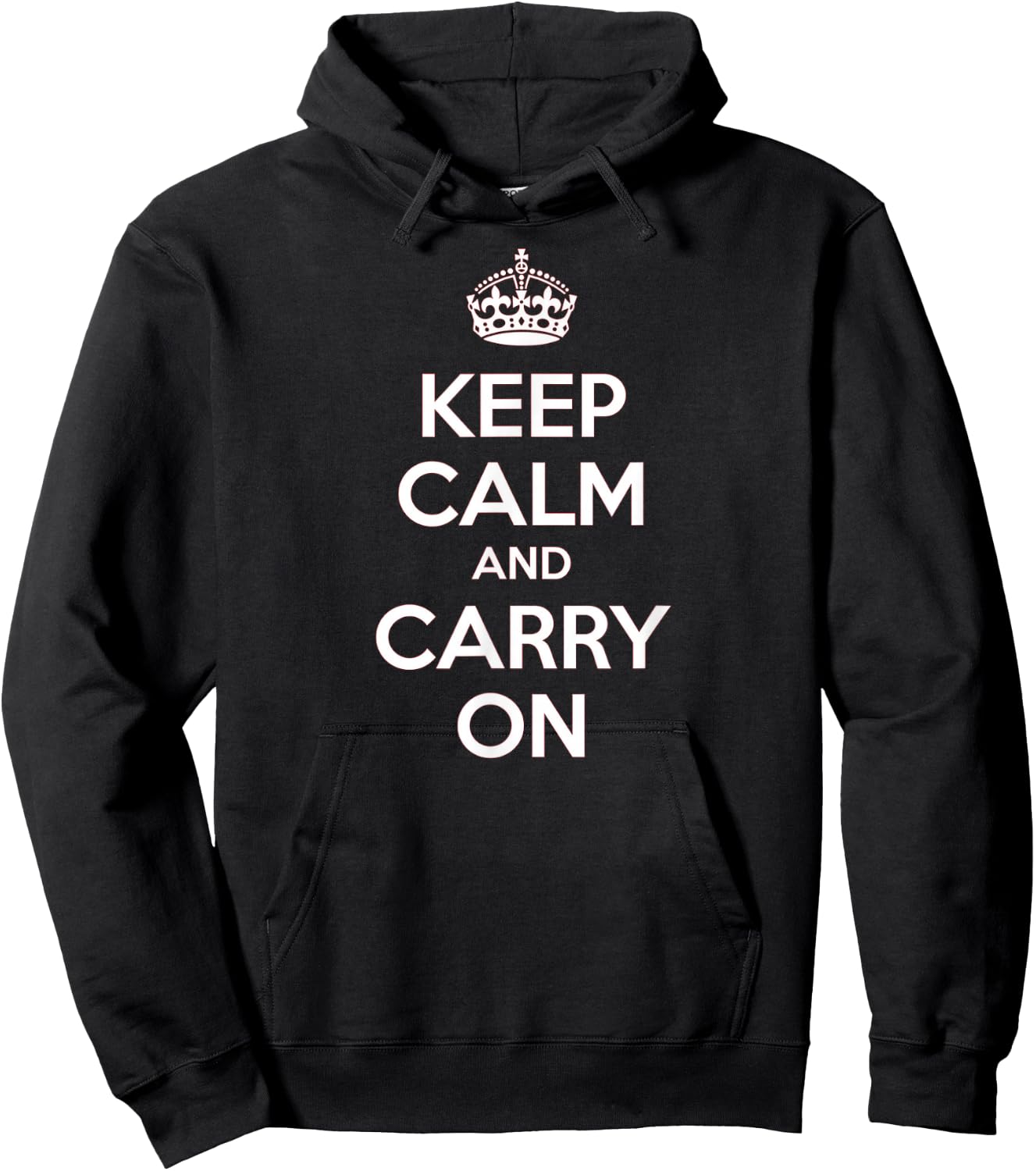 Stay calm and keep on Hoodie - Hoodie | Black