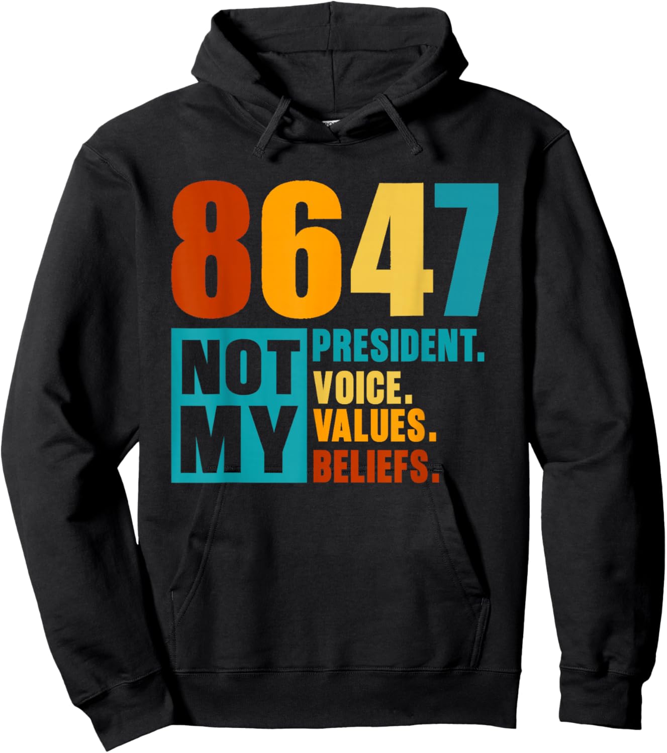 T-Shirt Hoodie - Hoodie | Black