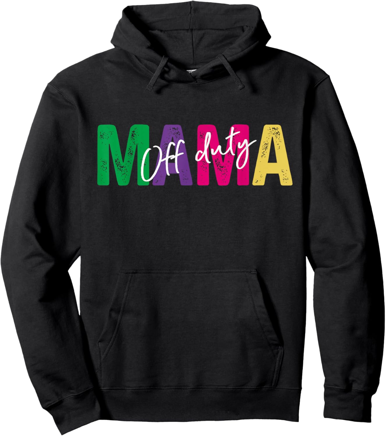 Cool Mom Off Duty Mama Mothers Day Motherhood Women Hoodie - Hoodie | Black