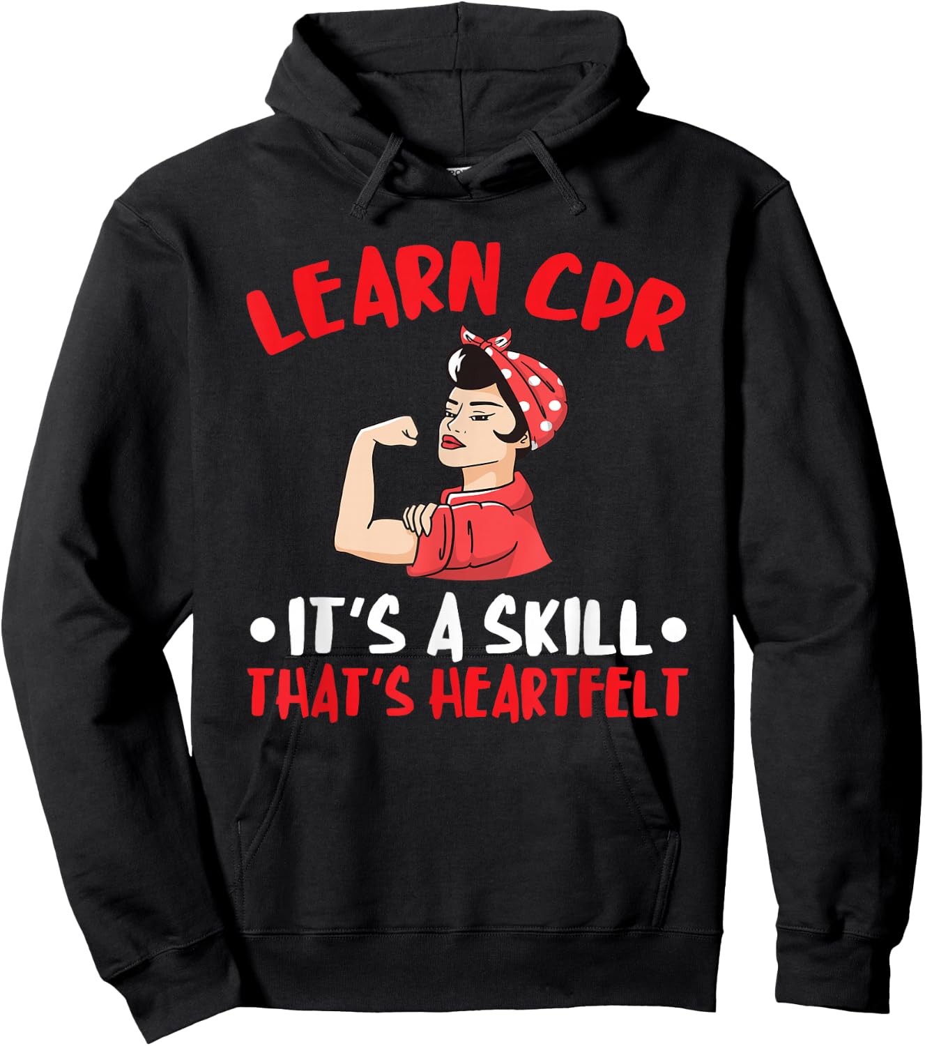 CPR Instructor AED Instructor Heartfelt Skill CPR Trainer Hoodie - Hoodie | Black