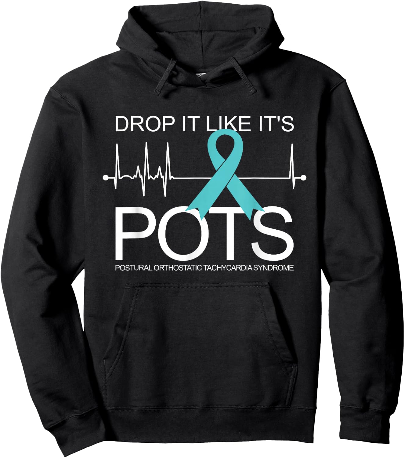 Drop It Like It's POTS Syndrome Hoodie - Hoodie | Black