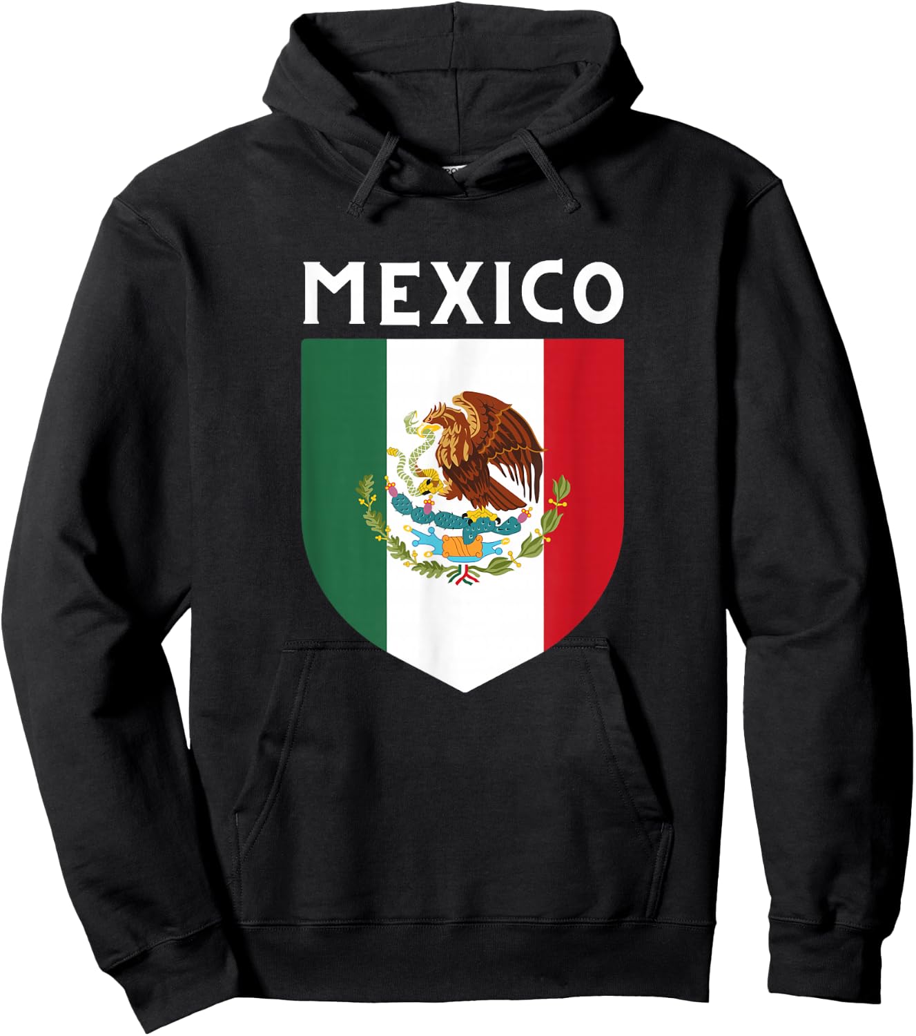 Mexico Mexican Flag Mexicans Apparel Men Women Kids Hoodie - Hoodie | Black