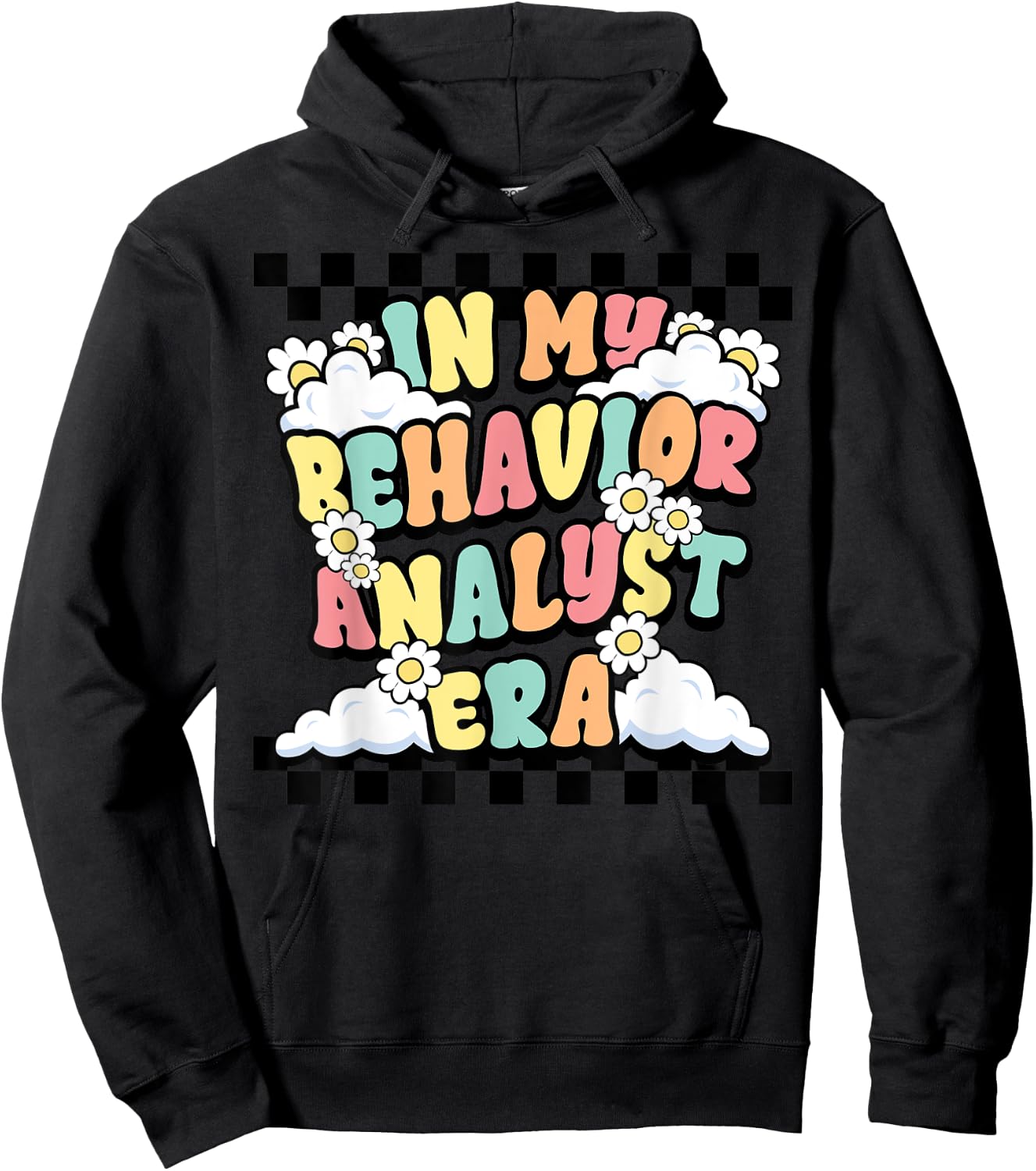 Groovy ABA RBT Therapist In My Behavior Analyst Era Teacher Hoodie - Hoodie | Black