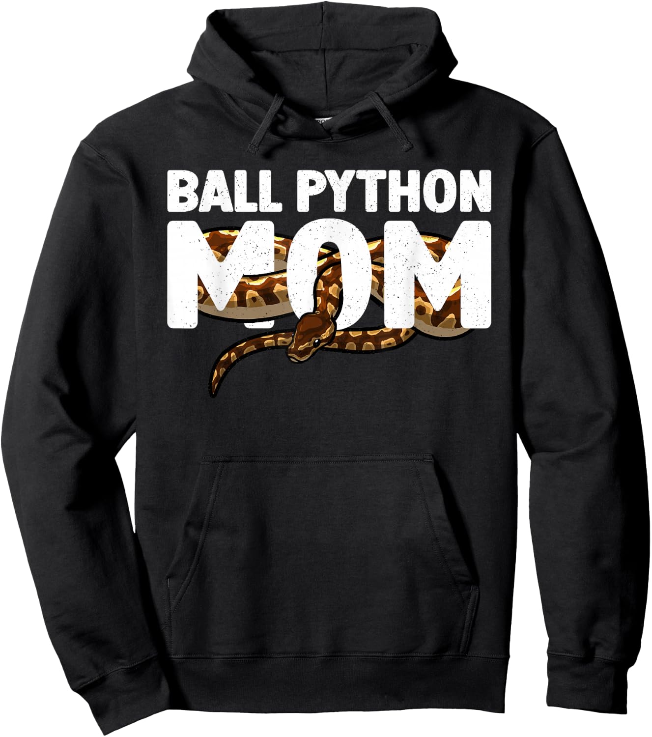 Cool Ball Python Mom Art Girls Snake Ball Python Hoodie - Hoodie | Black