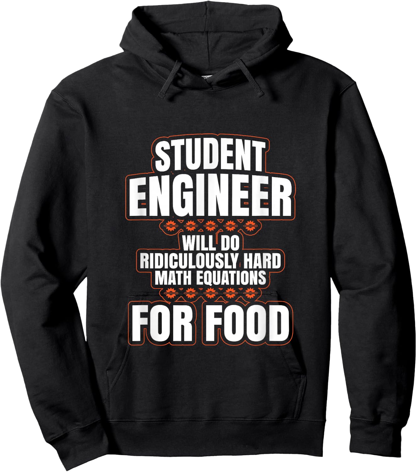 Funny Engineer Gifts Engineering College Student Gift Ideas Small Hoodie - Hoodie | Black