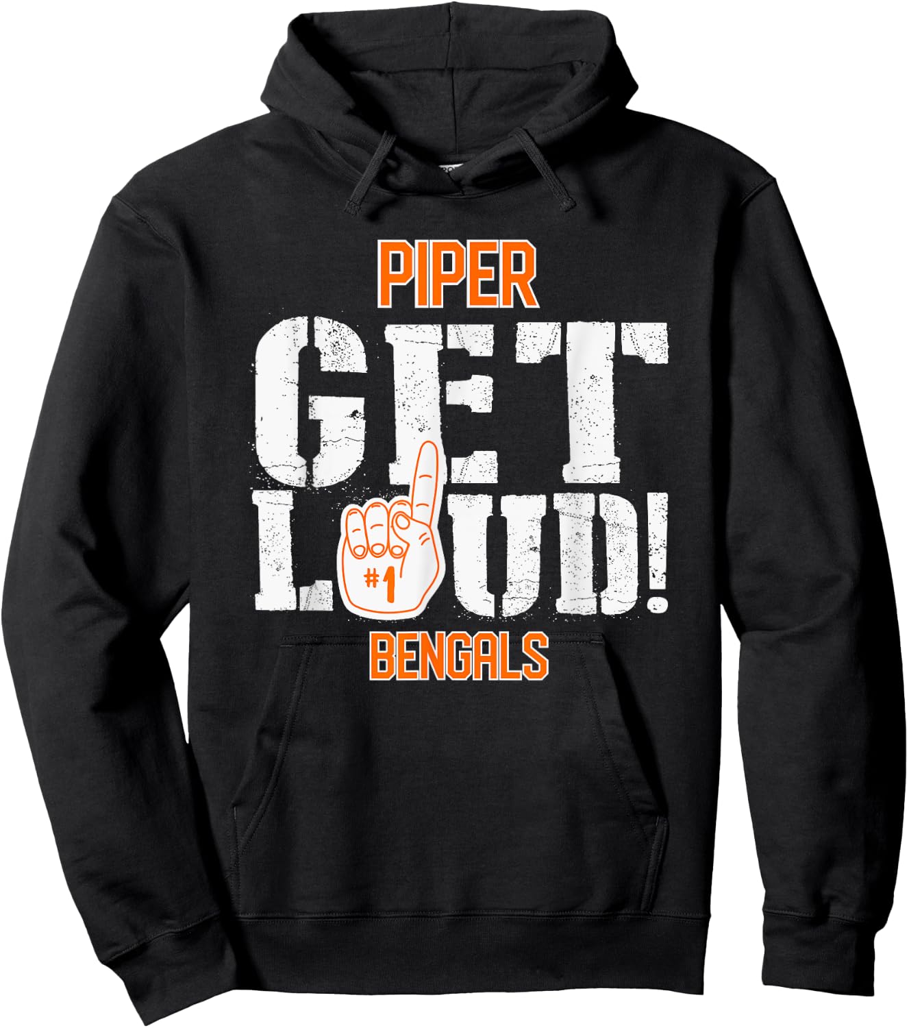 Piper High School GET LOUD Bengals Hoodie - Hoodie | Black