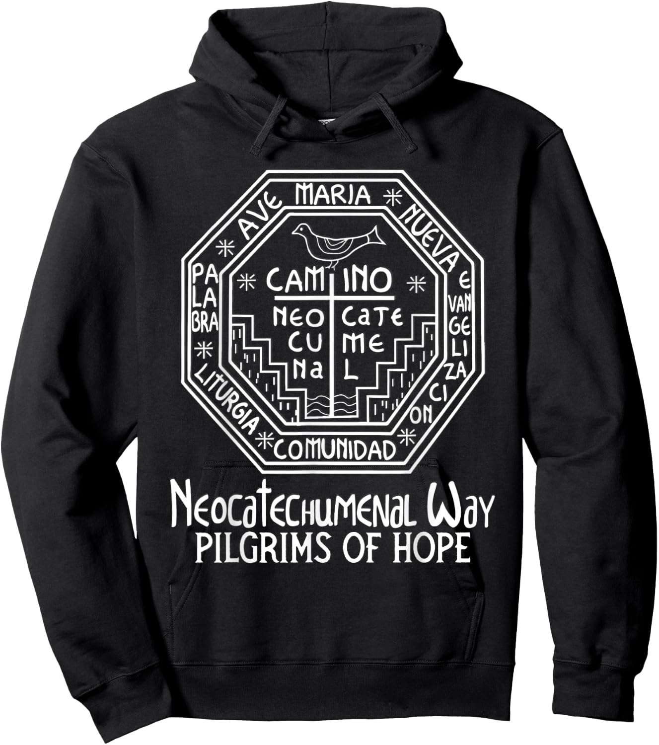 Neocatechumenal Way NCW Modern Catholic Hoodie - Hoodie | Black