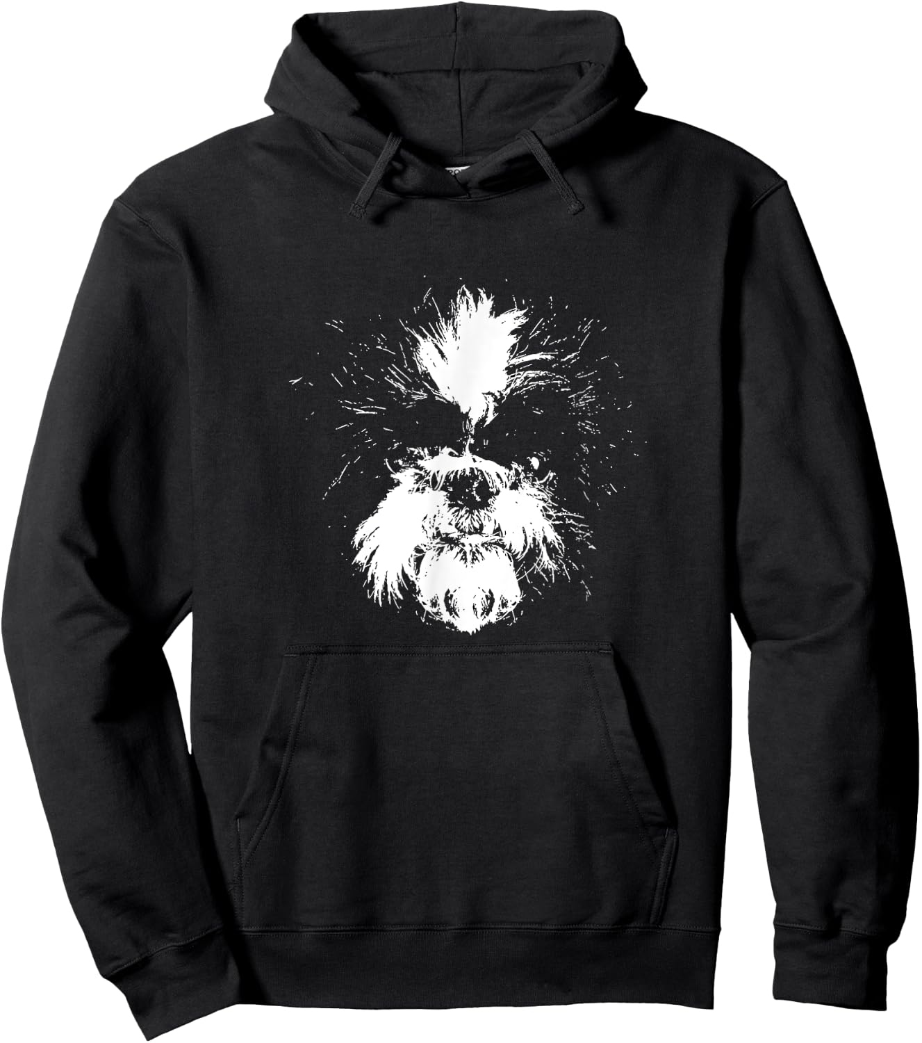 Shih Tzu Little Lion Sketch Asian Toy Dog Breed Shih Tzus Hoodie - Hoodie | Black