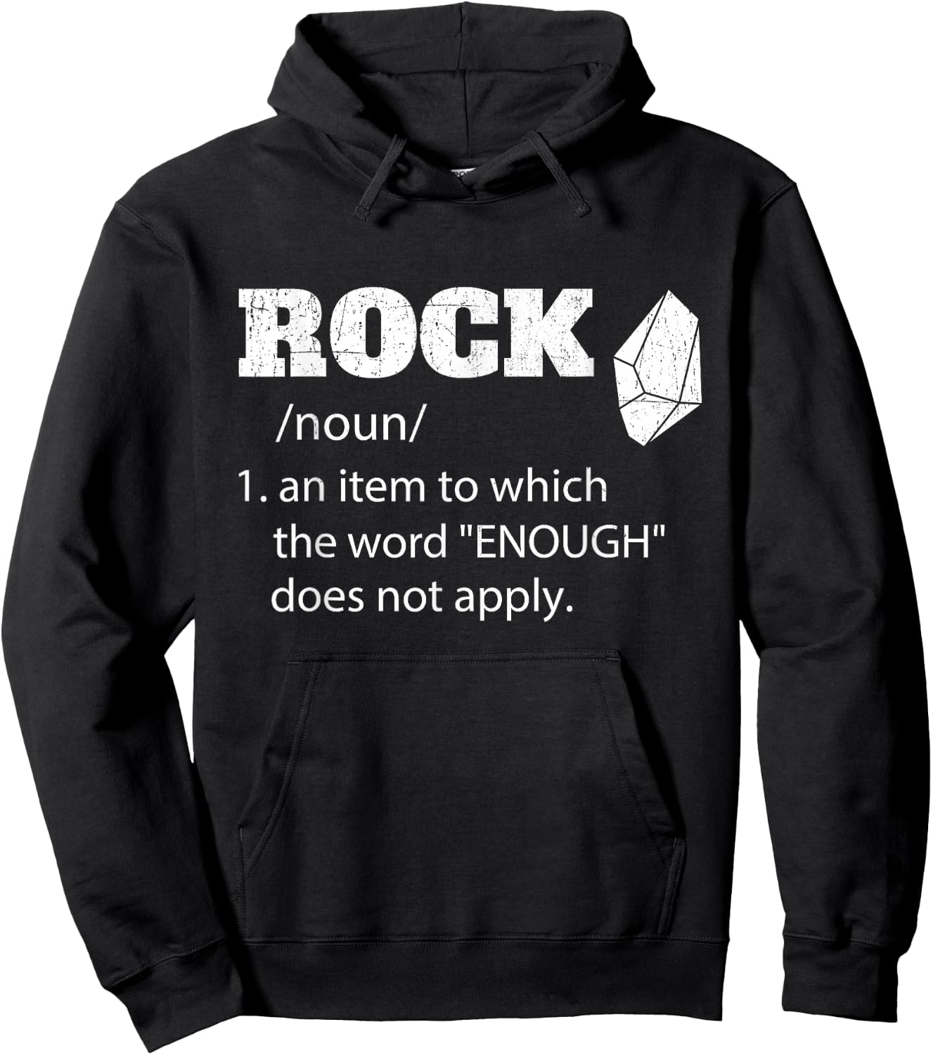 Rock Definition - Rock Collector Geode Hunter Geology Hoodie - Hoodie | Black