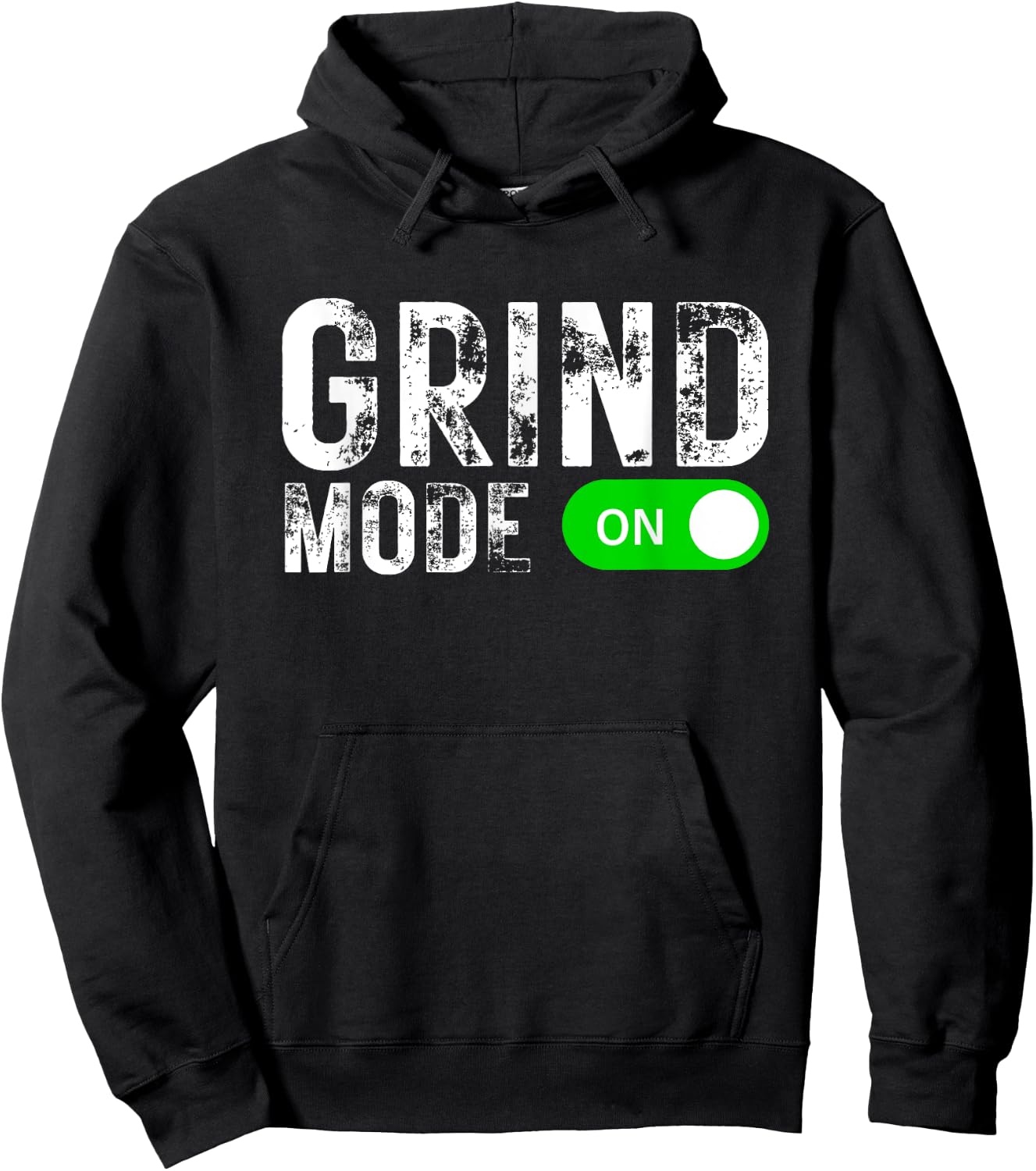 Grind Mode On Hustle Business Y2K Gym Workout Entrepreneur Hoodie - Hoodie | Black